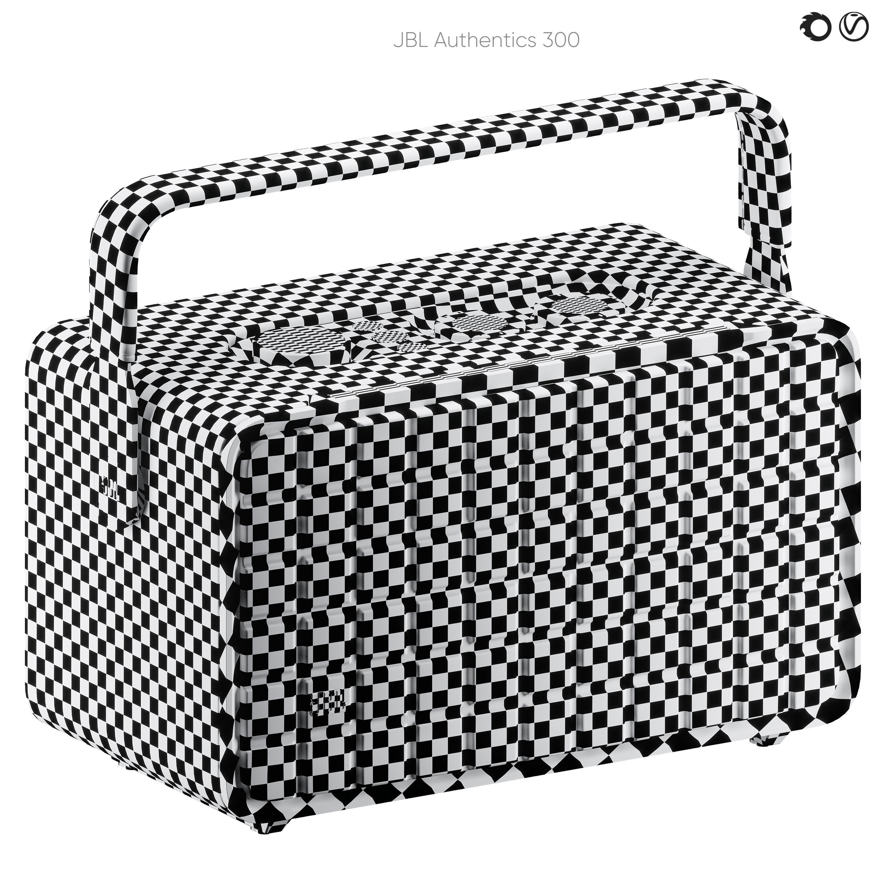 JBL Authentication 300 Portable Speaker 3D model_5