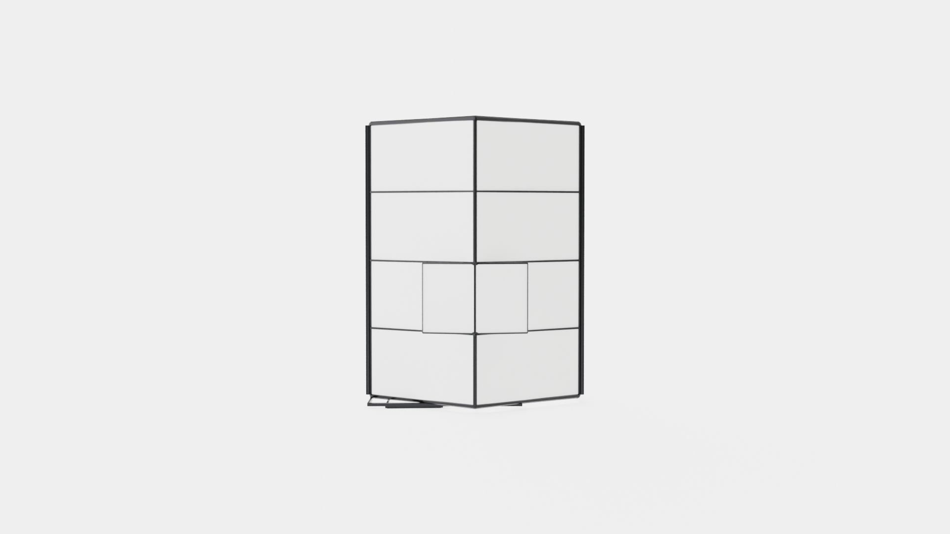 Greenhouse Venus 5000 Poly Black Low-poly 3D model_5