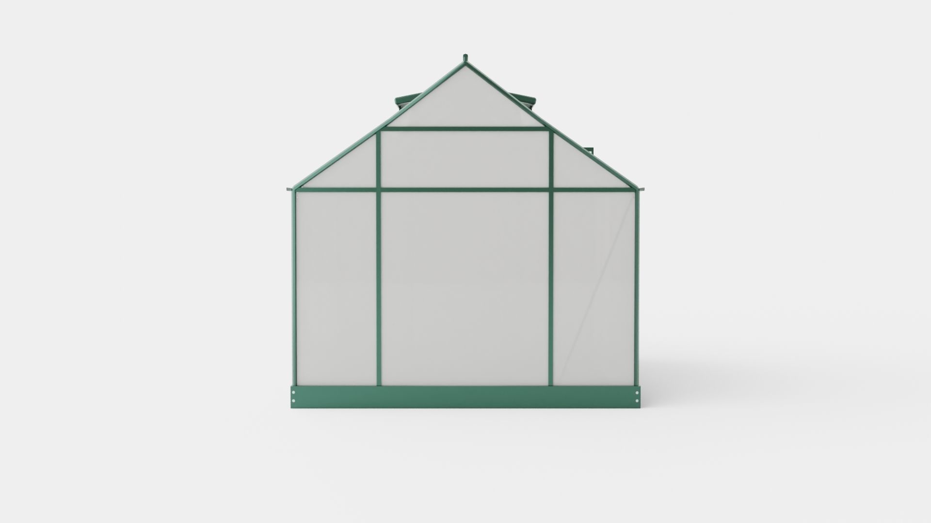 Greenhouse Venus 5000 Glass Green Low-poly 3D model_4