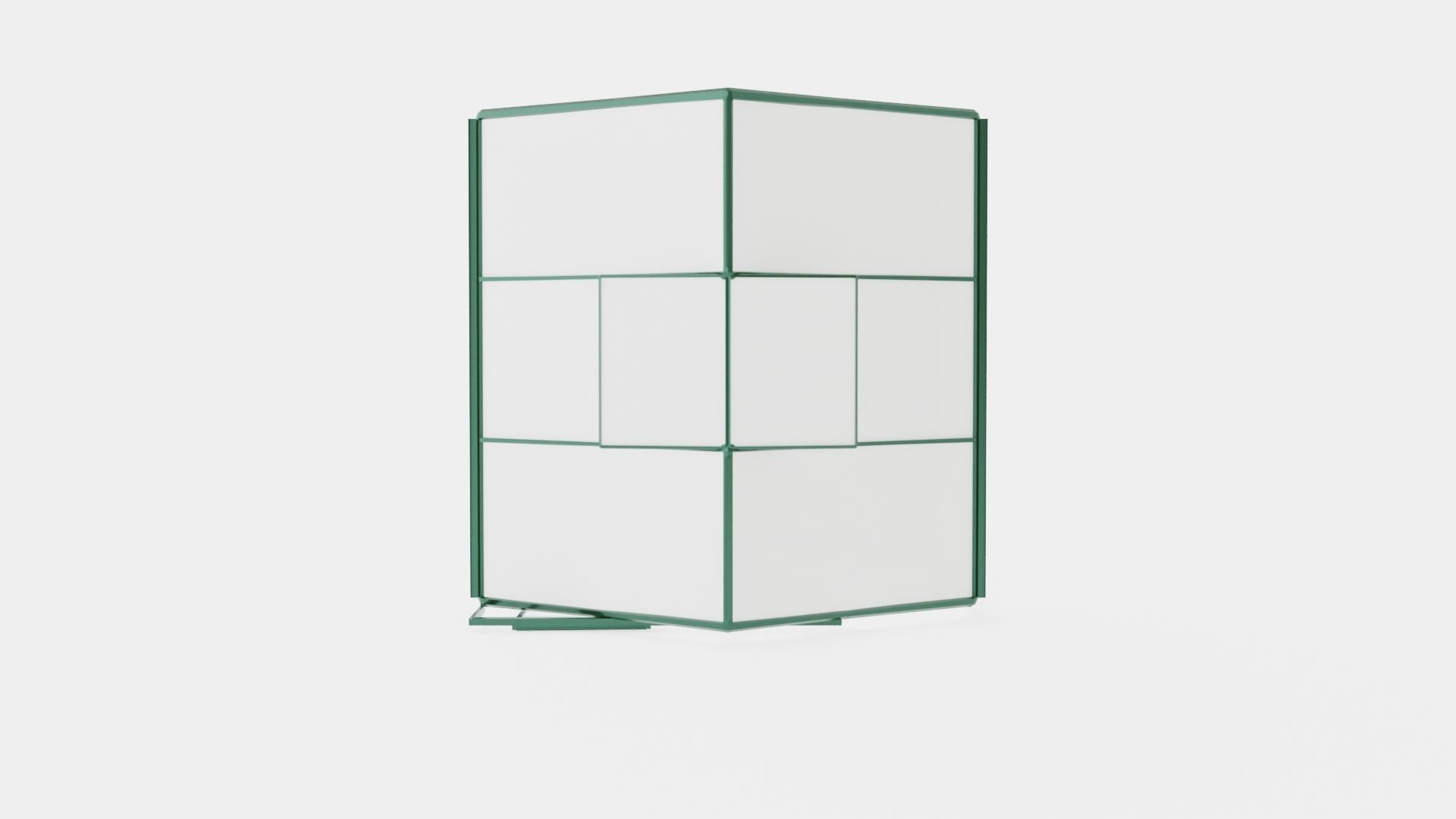 Greenhouse Venus 3800 Poly Green Low-poly 3D model_5