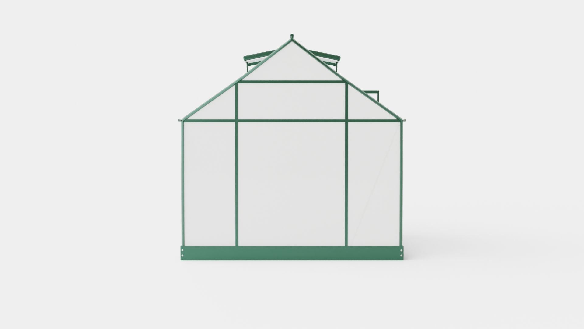 Greenhouse Venus 3800 Poly Green Low-poly 3D model_4
