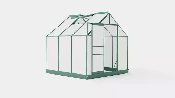 Greenhouse Venus 3800 Poly Green Low-poly 3D model Greenhouse Venus 3800 Poly Green Low-poly 3D model