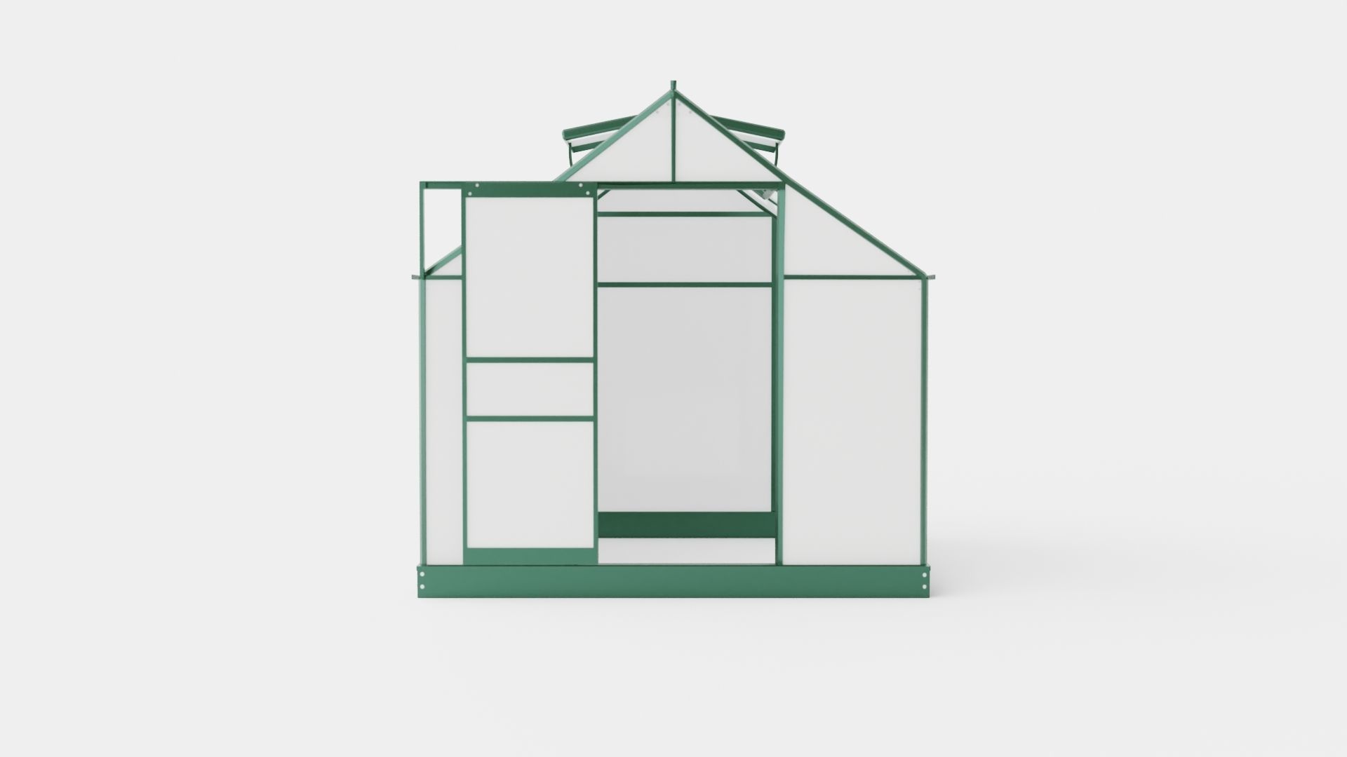 Greenhouse Venus 3800 Poly Green Low-poly 3D model_1