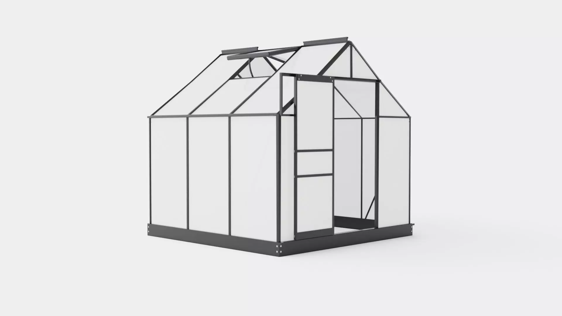 Greenhouse Venus 3800 Poly Black Low-poly 3D model_0