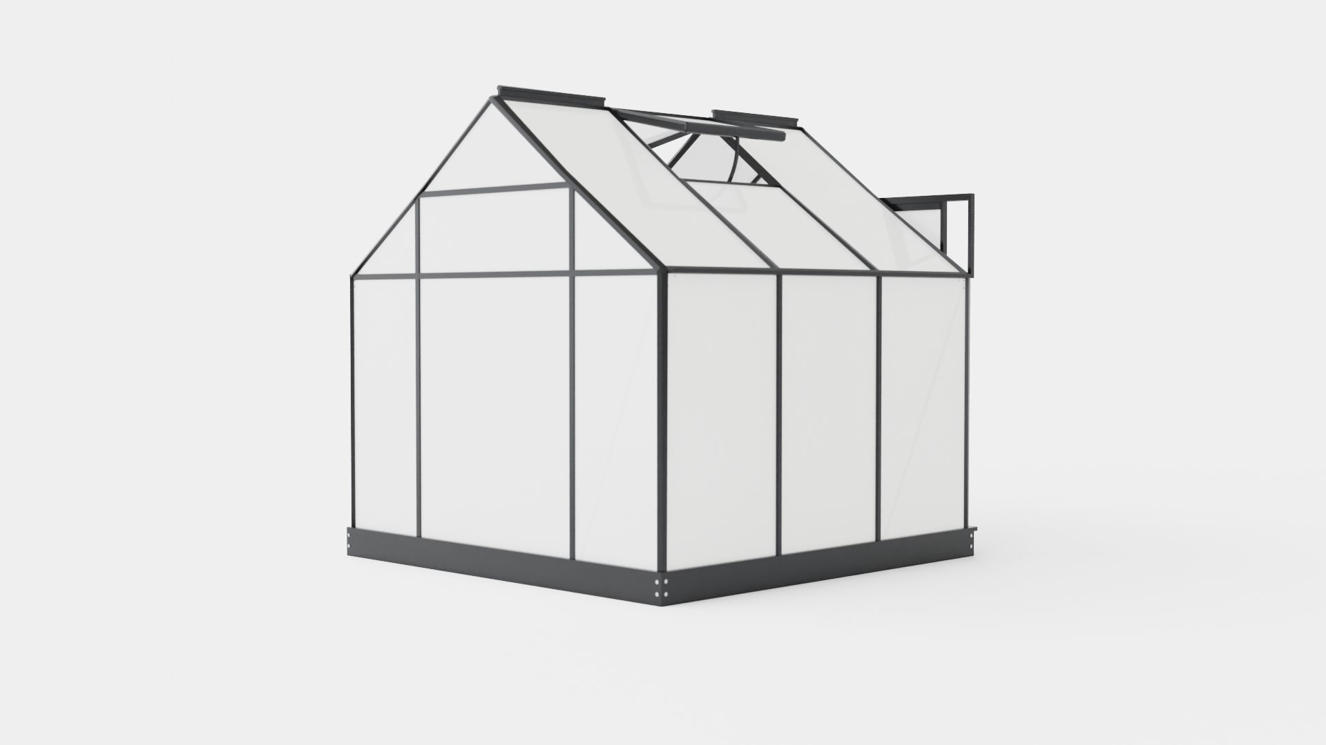 Greenhouse Venus 3800 Poly Black Low-poly 3D model_3