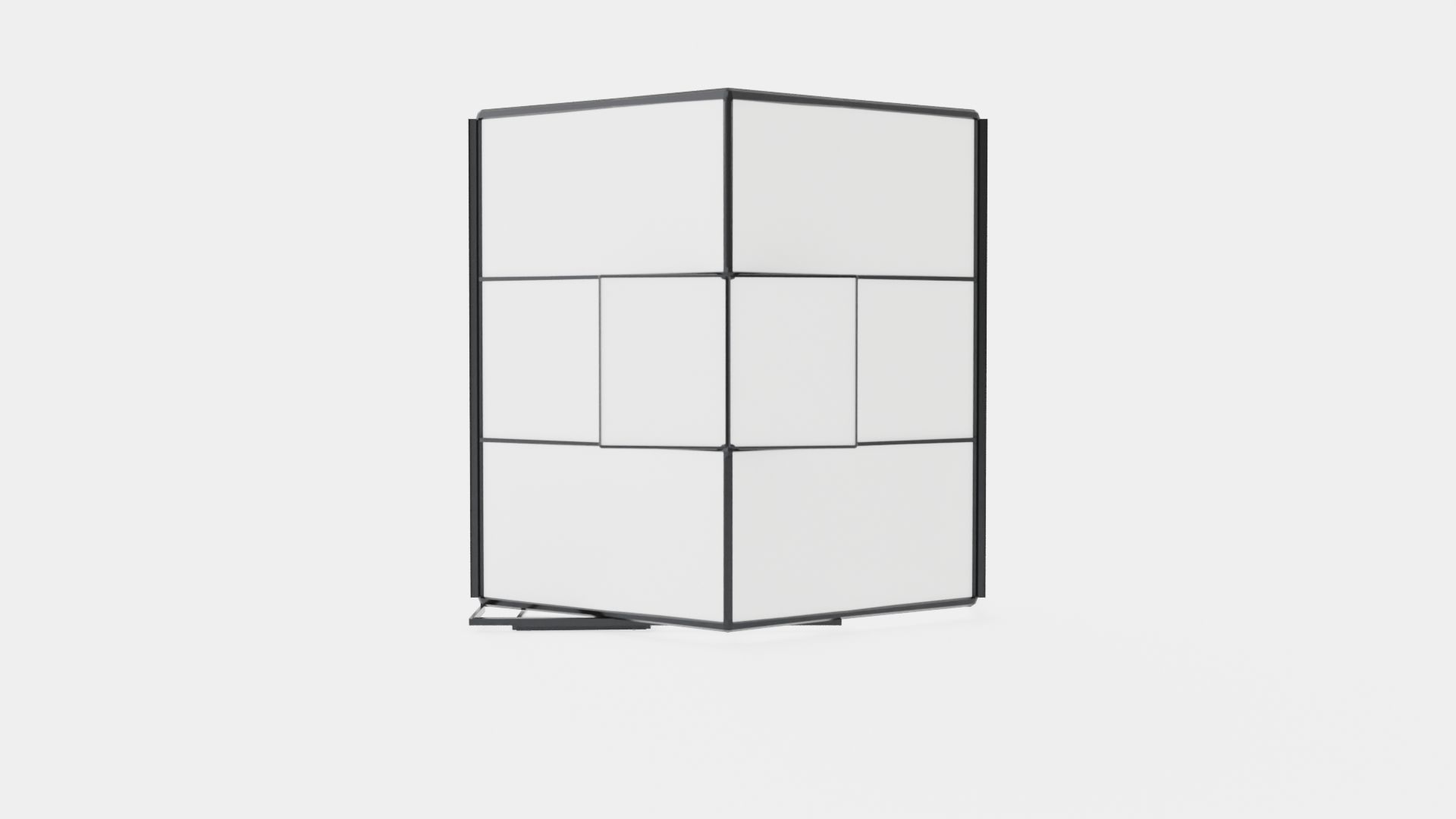 Greenhouse Venus 3800 Poly Black Low-poly 3D model_5