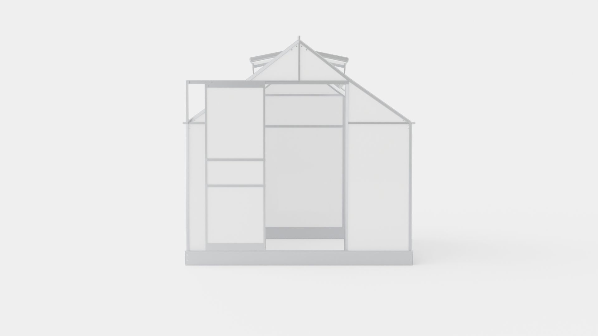 Greenhouse Venus 3800 Poly ALU Low-poly 3D model_1