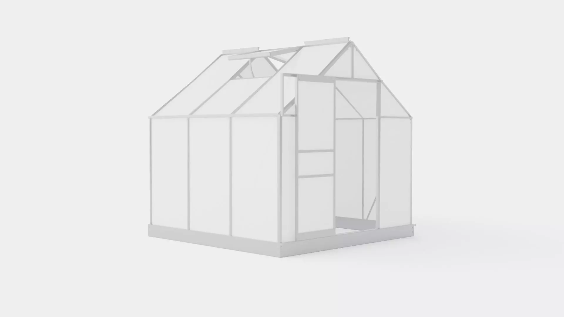 Greenhouse Venus 3800 Poly ALU Low-poly 3D model_0