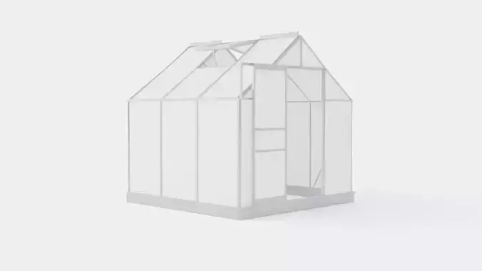 Greenhouse Venus 3800 Poly ALU Low-poly 3D model Greenhouse Venus 3800 Poly ALU Low-poly 3D model