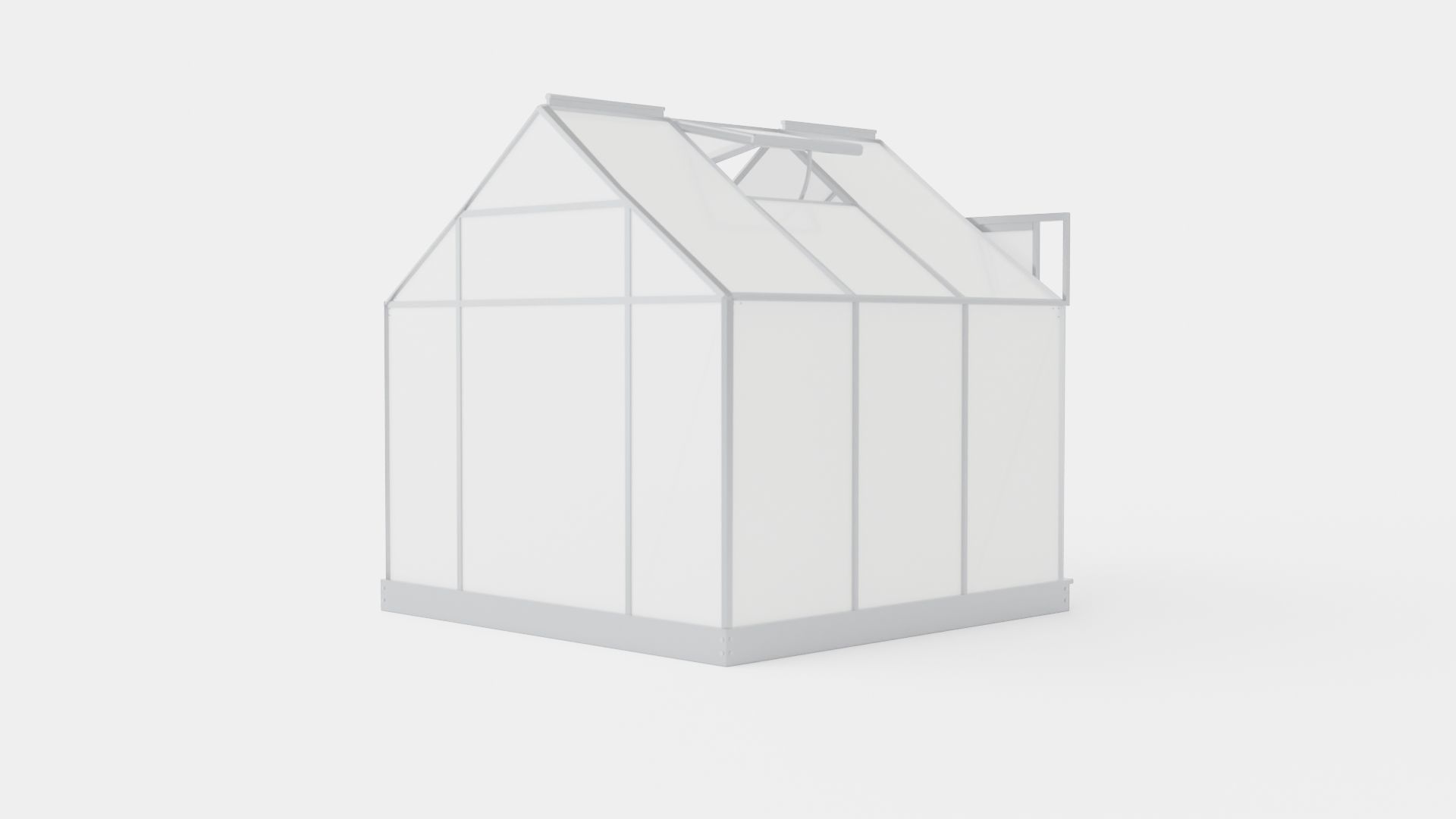 Greenhouse Venus 3800 Poly ALU Low-poly 3D model_3