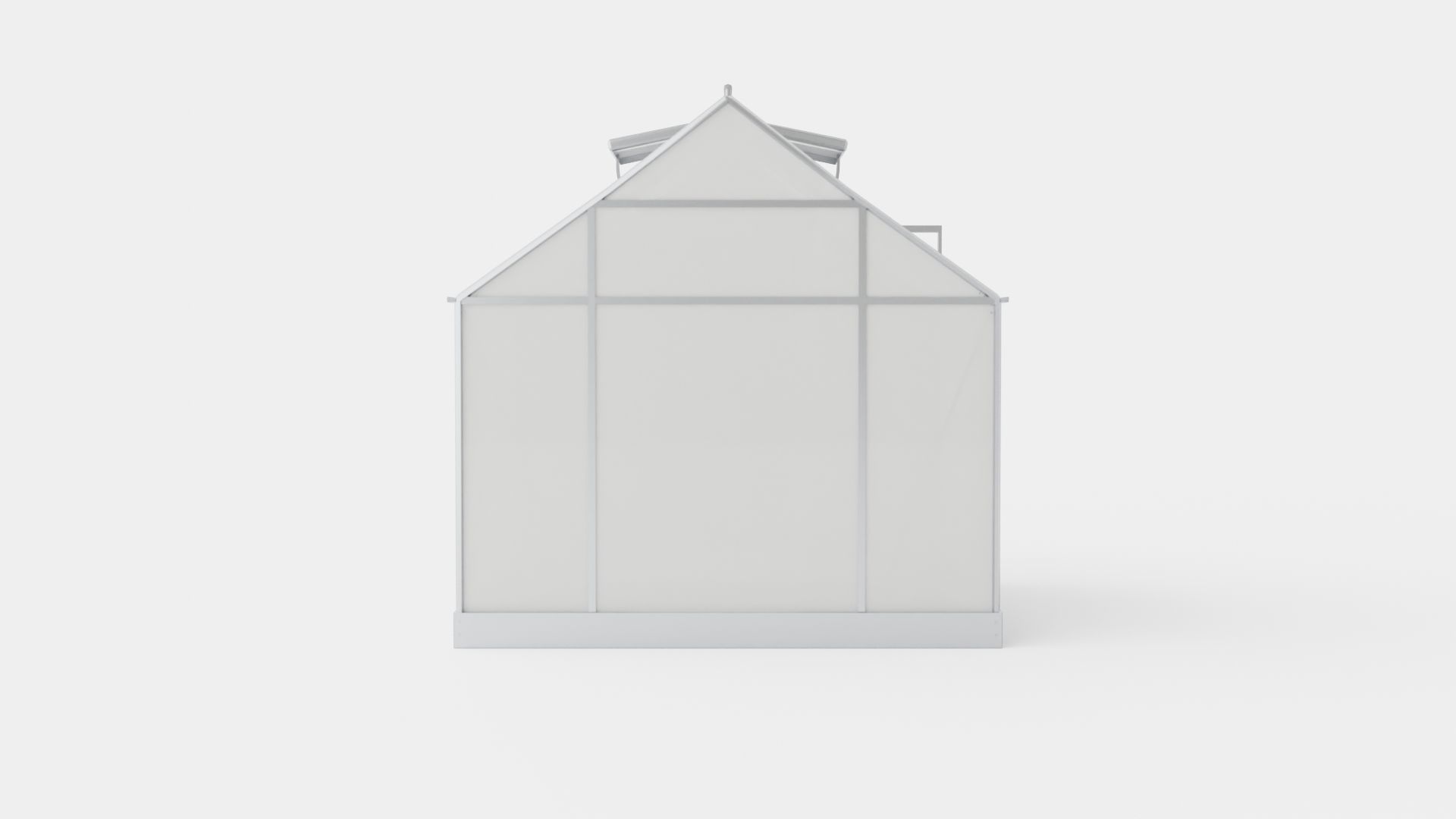 Greenhouse Venus 3800 Glass ALU Low-poly 3D model_4