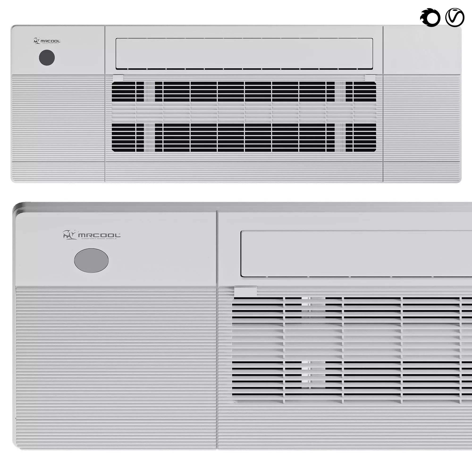 MRCOOL DIY Ceiling Cassette Mini Split 3D model_0