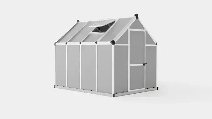 Mythos Greenhouse Low-poly 3D model