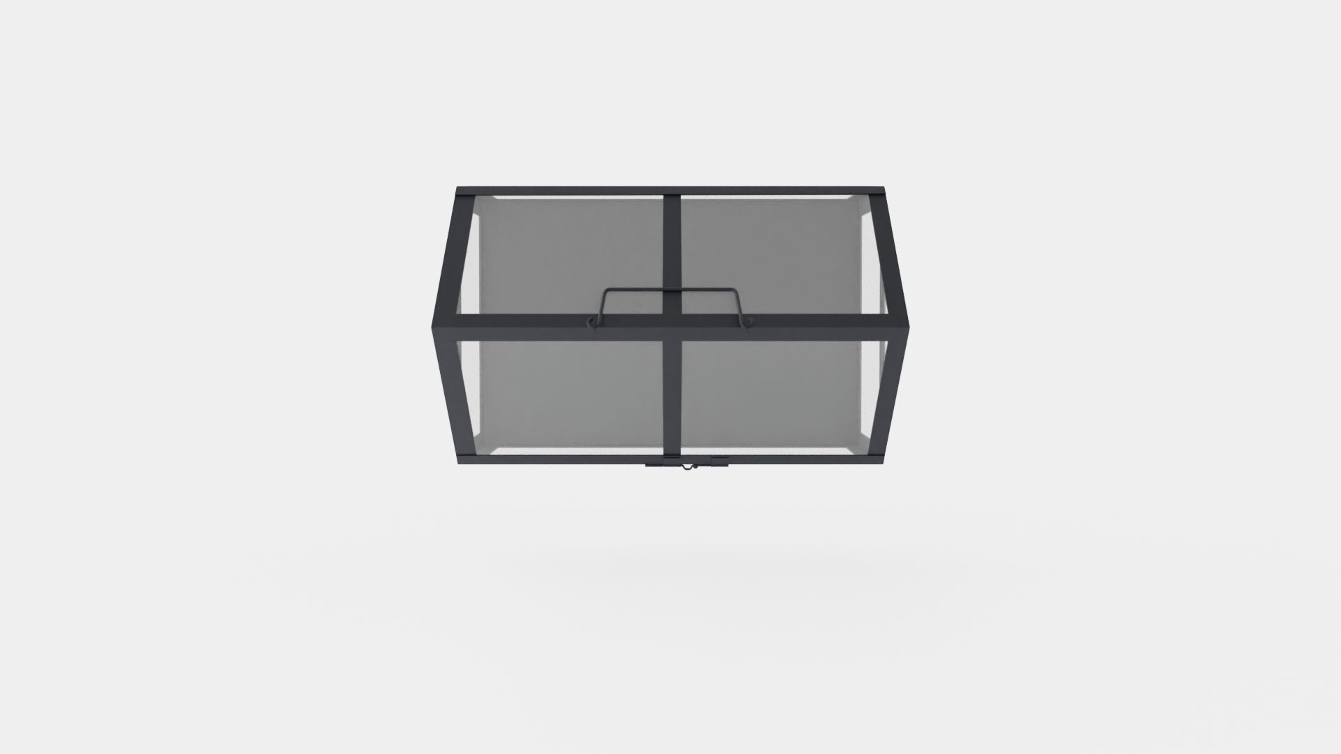 MINI METAL GREENHOUSE Low-poly 3D model_5