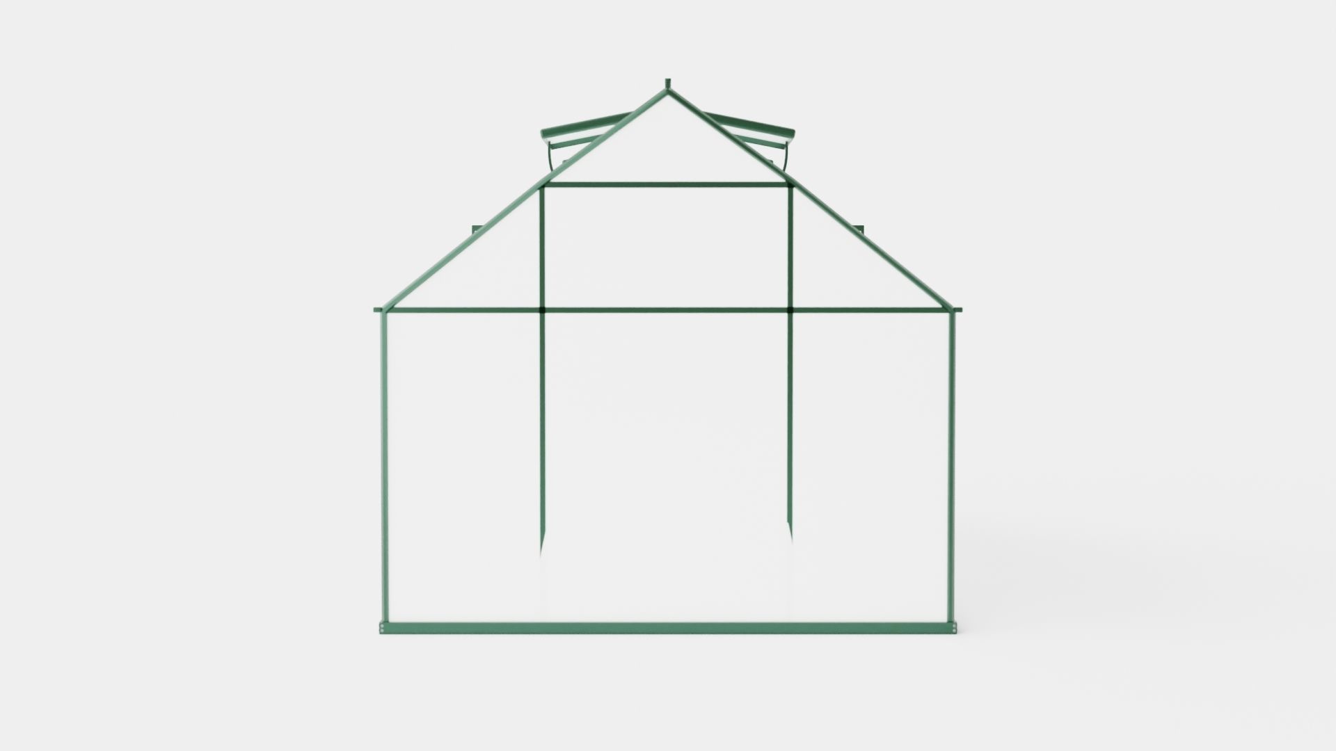 Greenhouse Uranus 9900 Poly Green Low-poly 3D model_4