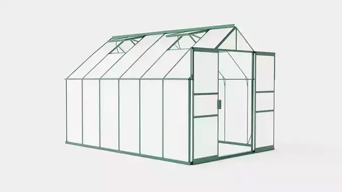 Greenhouse Uranus 9900 Poly Green Low-poly 3D model Greenhouse Uranus 9900 Poly Green Low-poly 3D model