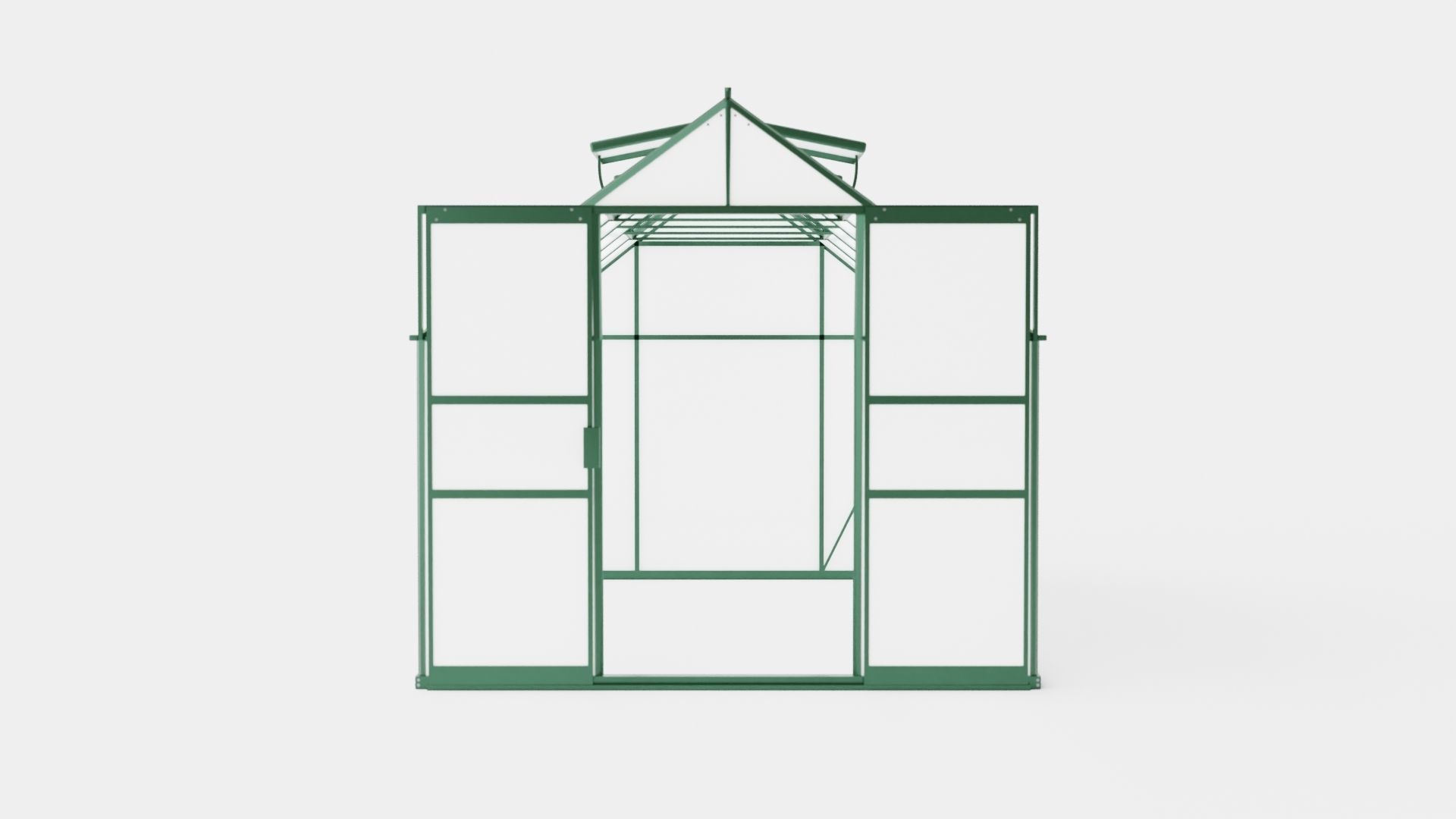 Greenhouse Uranus 9900 Poly Green Low-poly 3D model_1