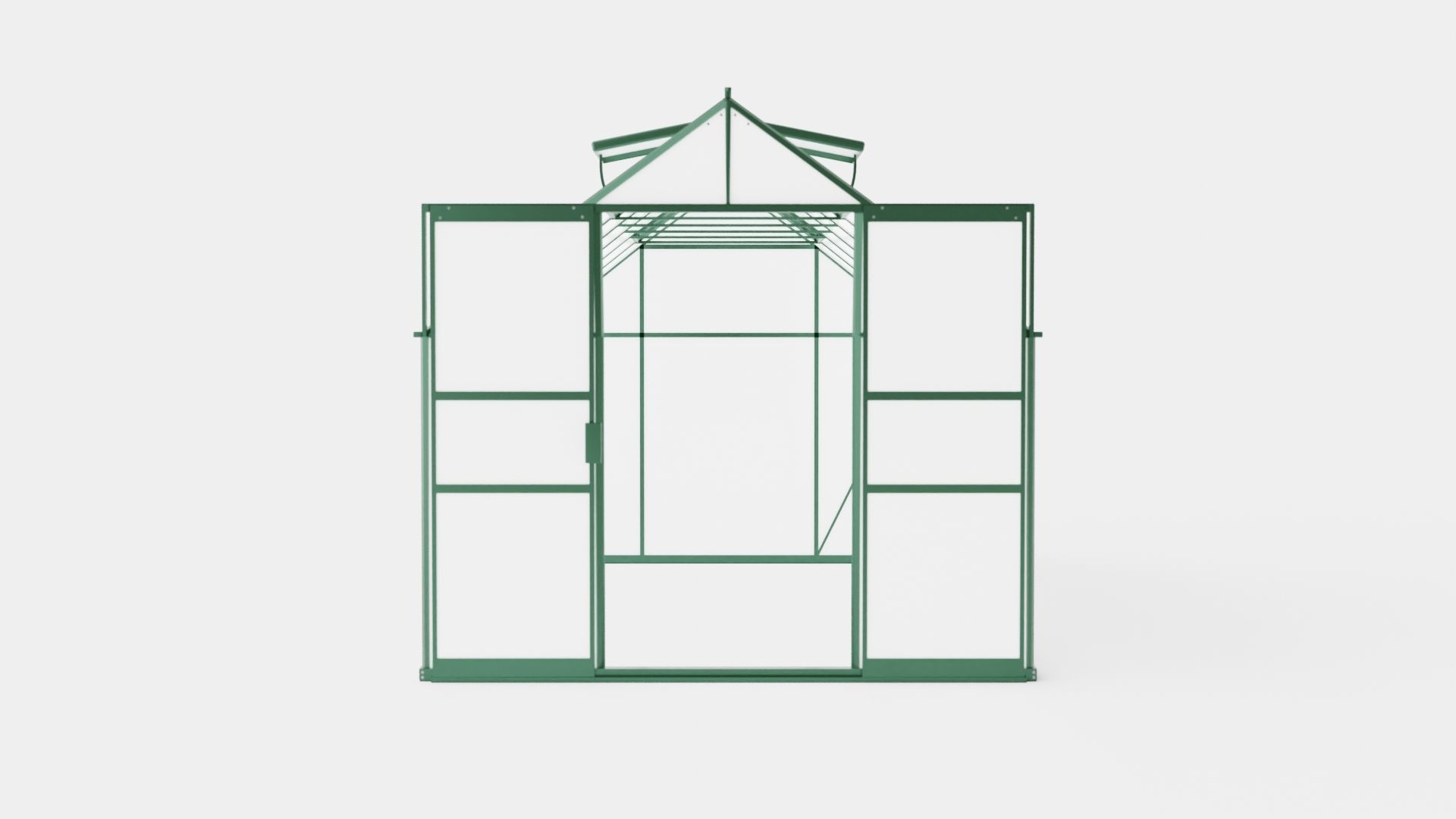 Greenhouse Uranus 11500 Poly Green Low-poly 3D model_1