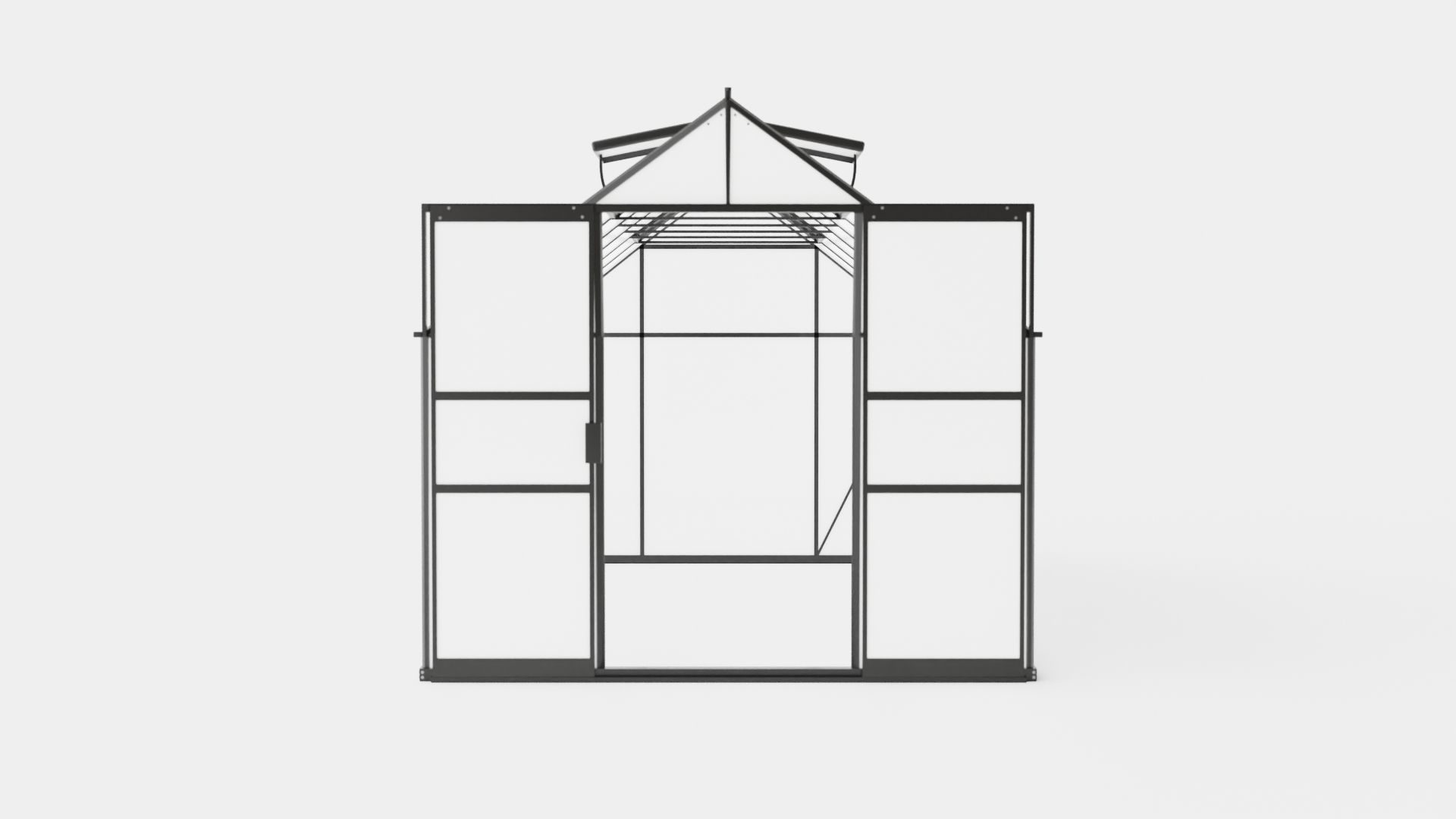 Greenhouse Uranus 11500 Poly Black Low-poly 3D model_1