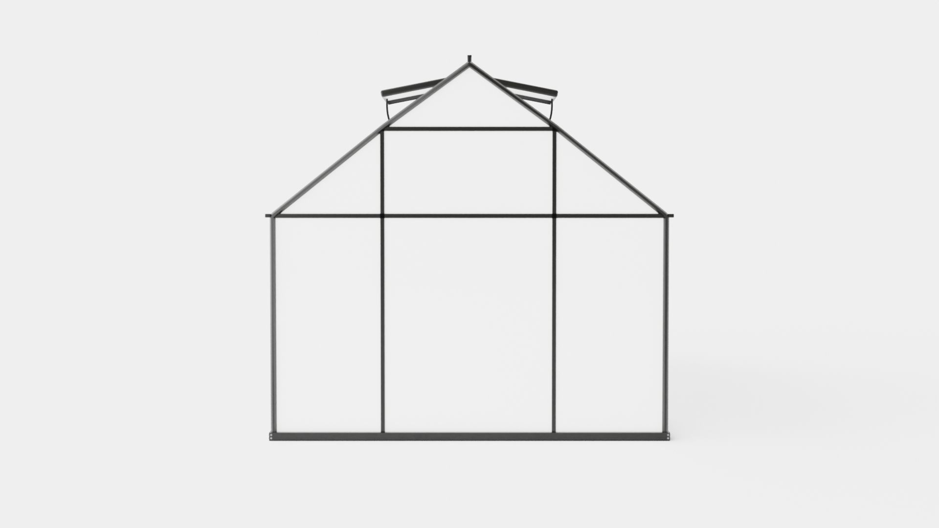 Greenhouse Uranus 11500 Poly Black Low-poly 3D model_4