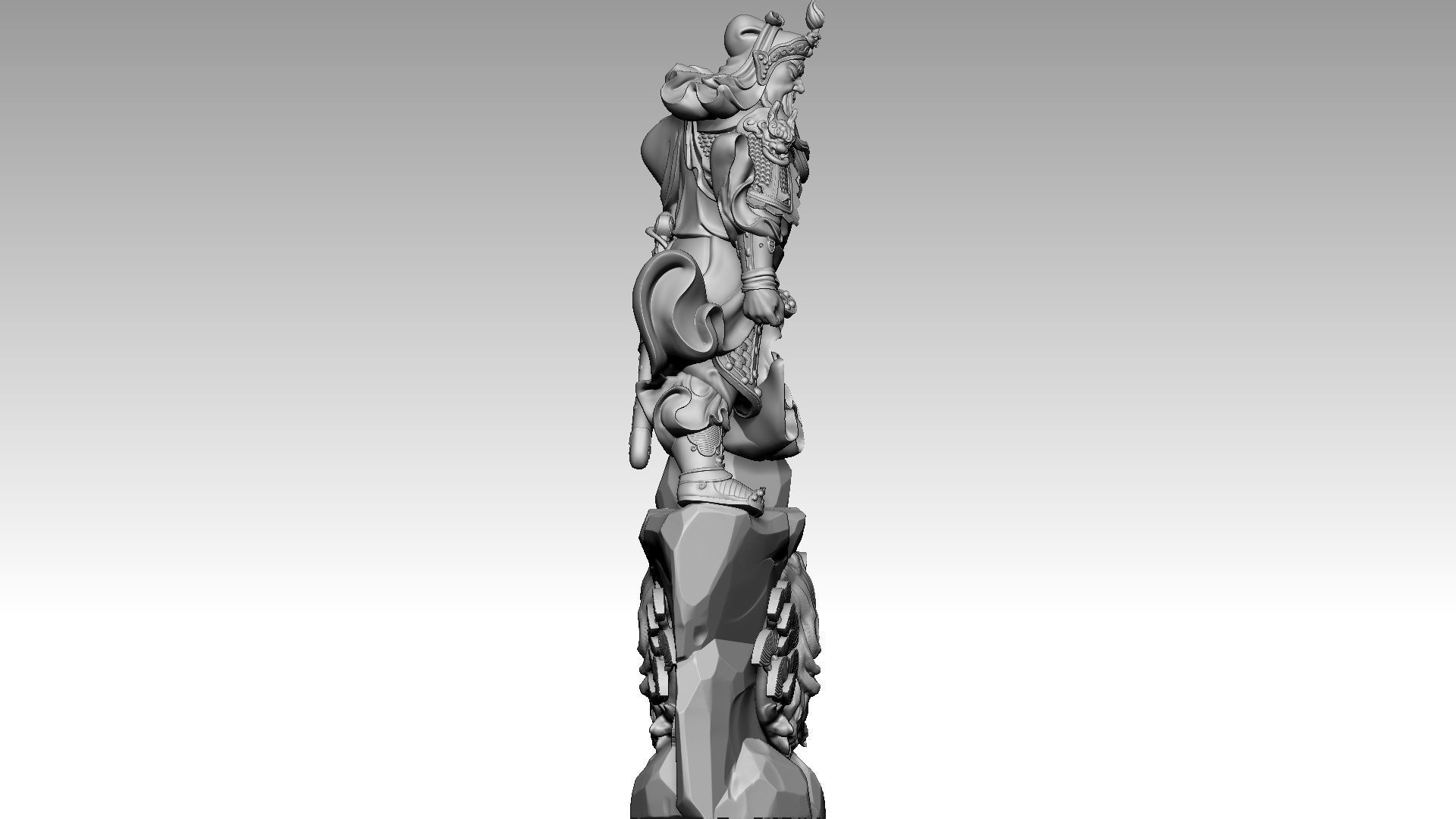 Guan Yu 1 3D print model_6