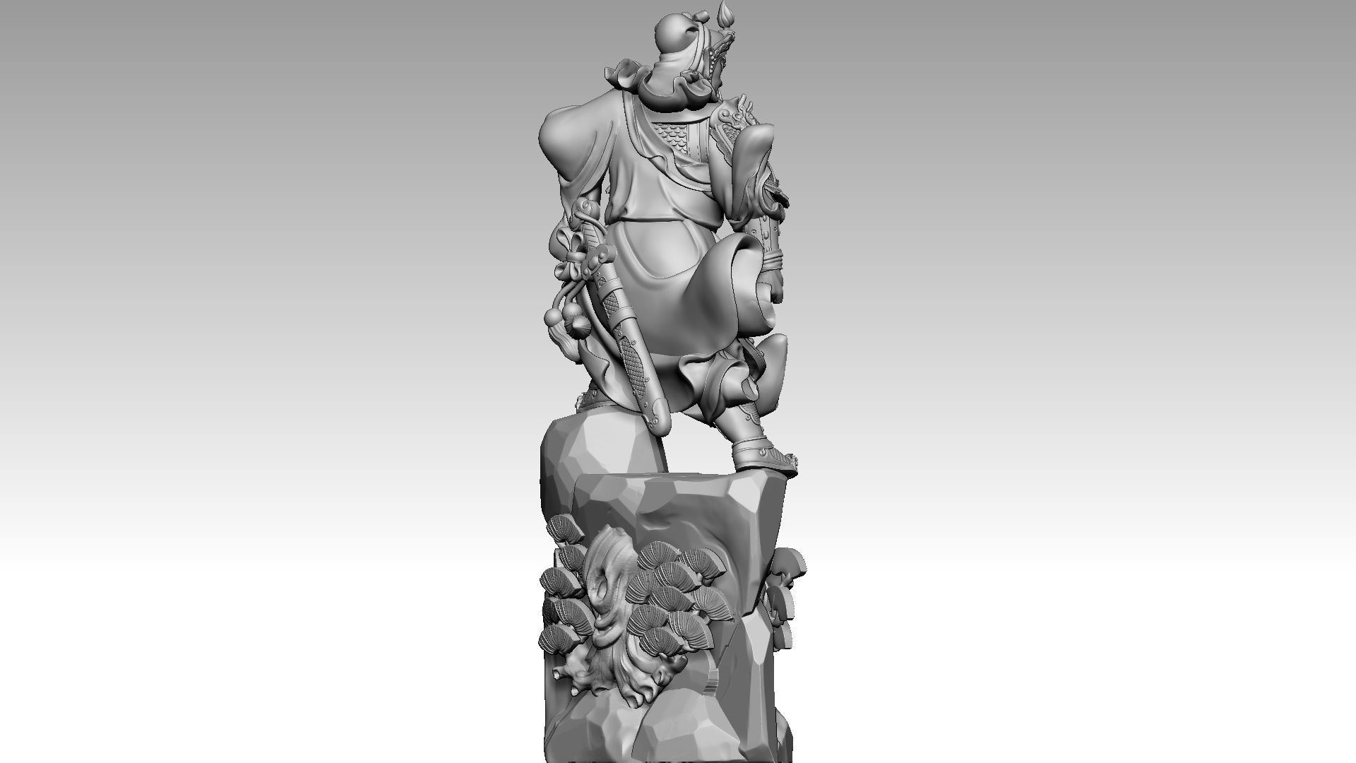 Guan Yu 1 3D print model_5