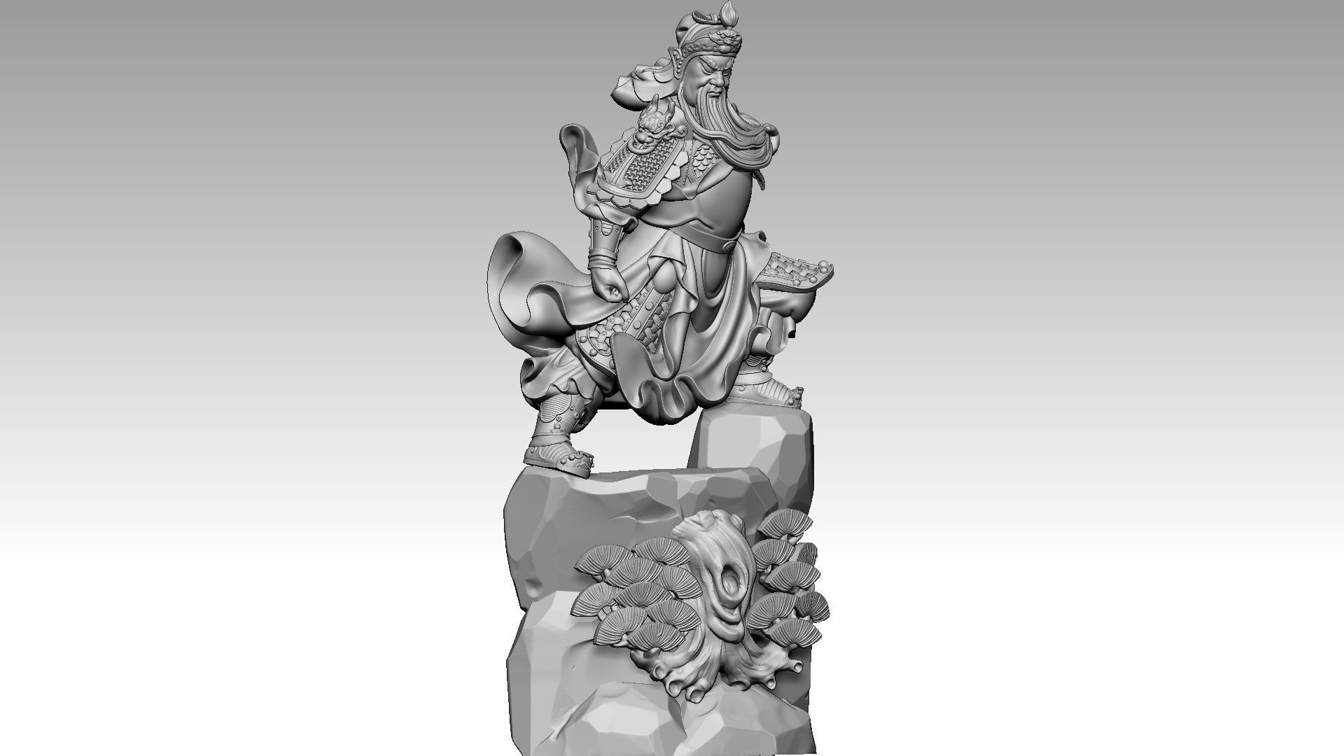 Guan Yu 1 3D print model_7