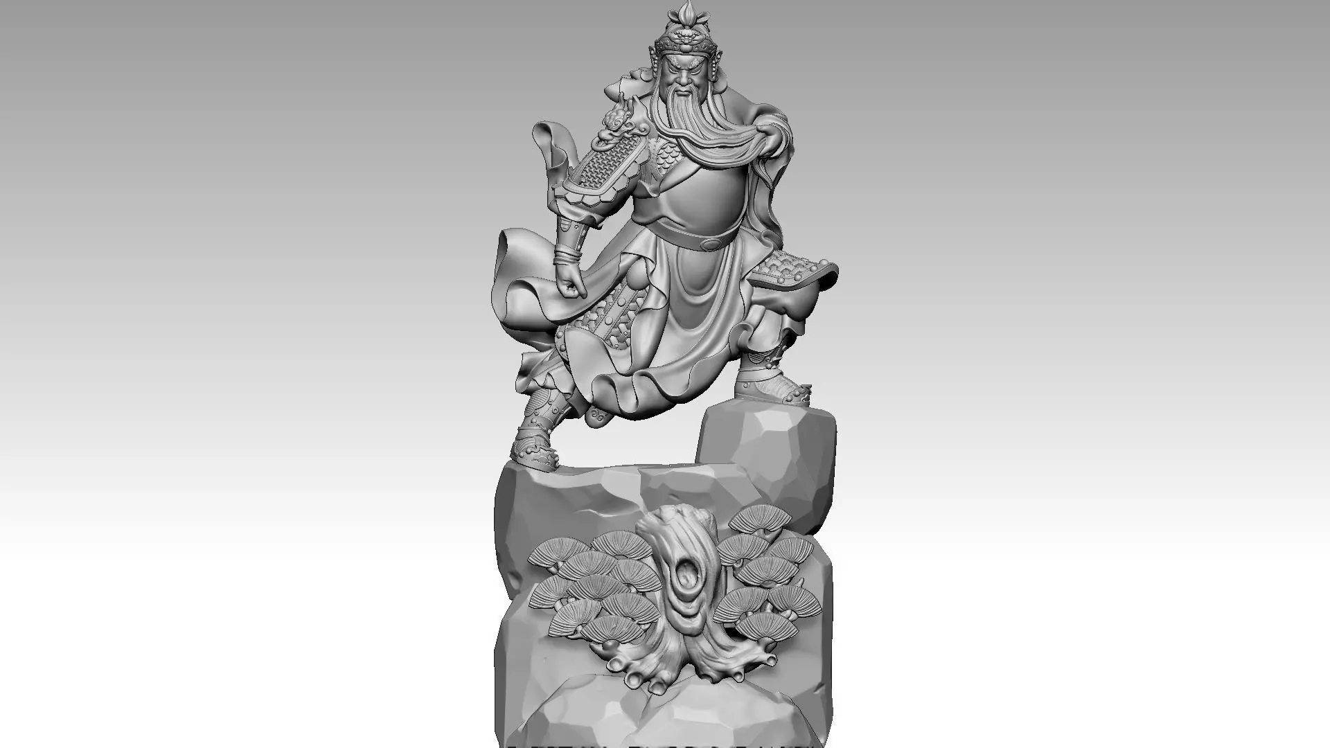 Guan Yu 1 3D print model_0