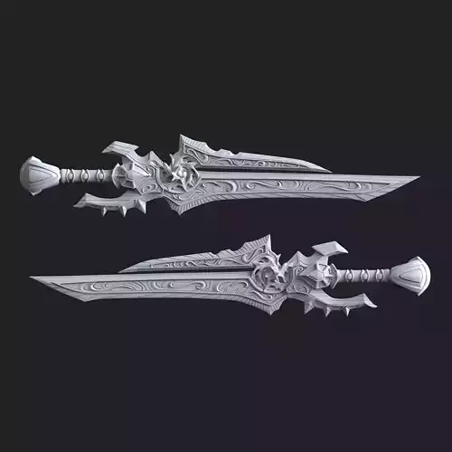 Anduin Wrynn WOW Sword 3D Model Ready to Print