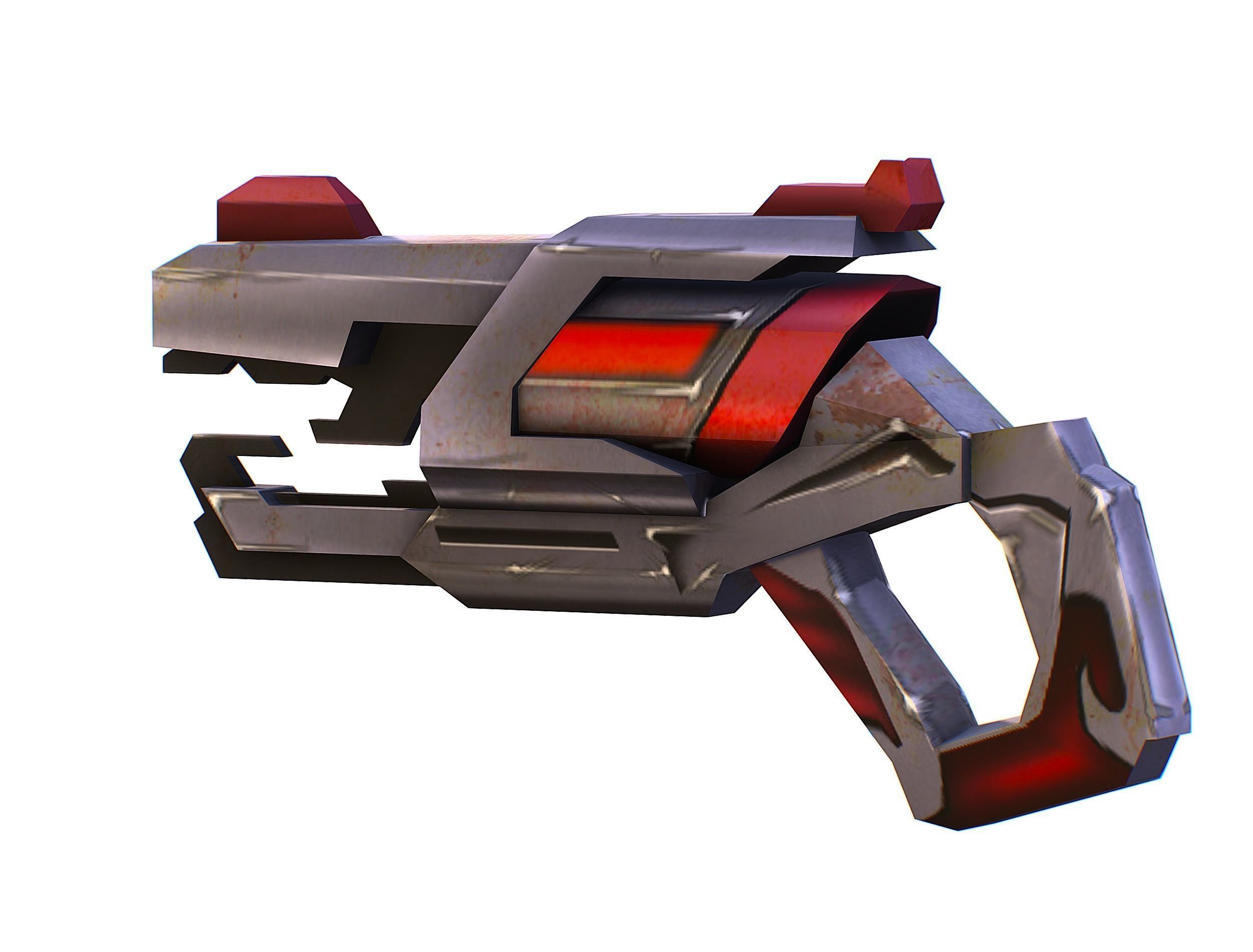 Sci-Fi Woman Cyborg - Female Drone Sniper Soldier Low-poly 3D model_70