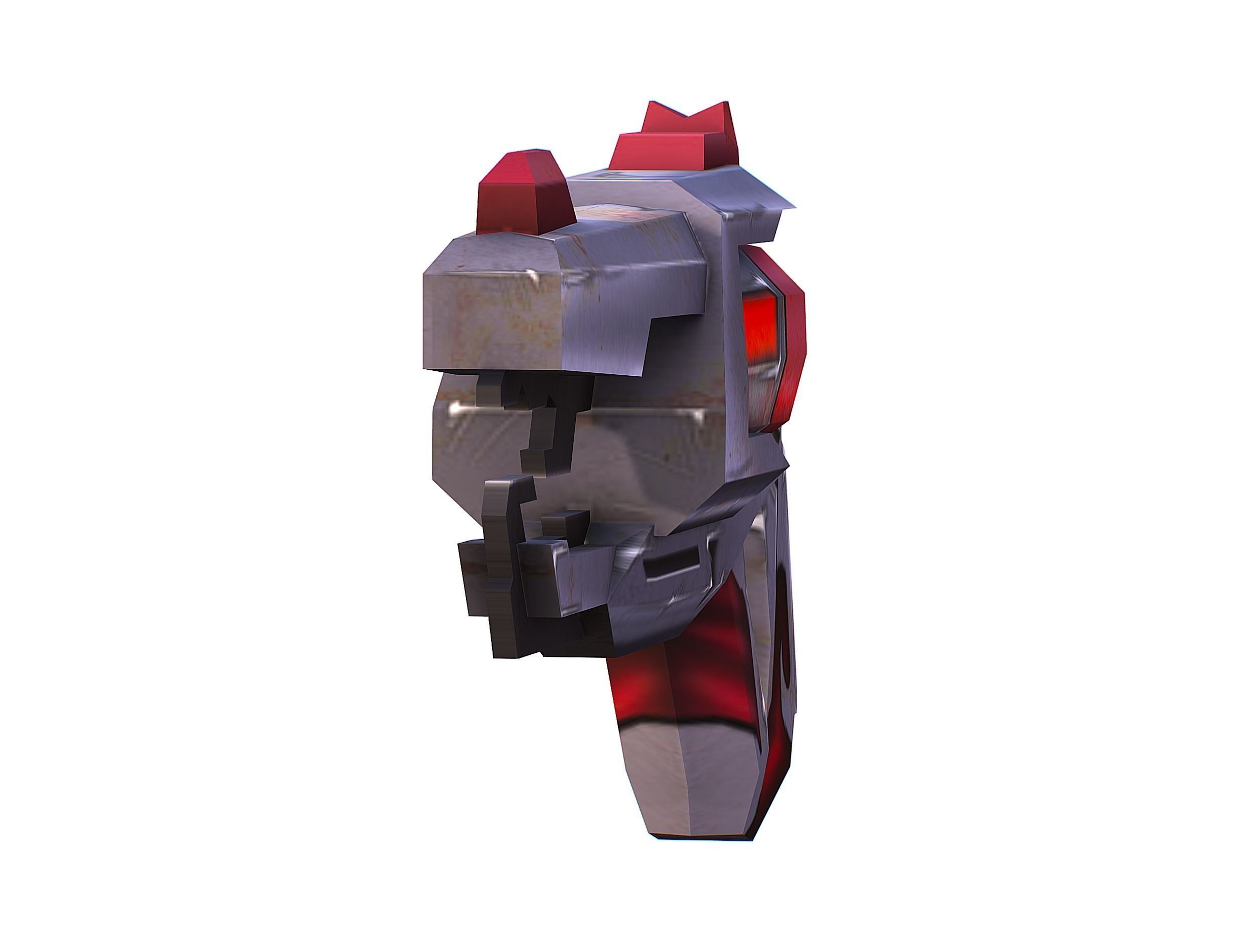 Sci-Fi Woman Cyborg - Female Drone Sniper Soldier Low-poly 3D model_72