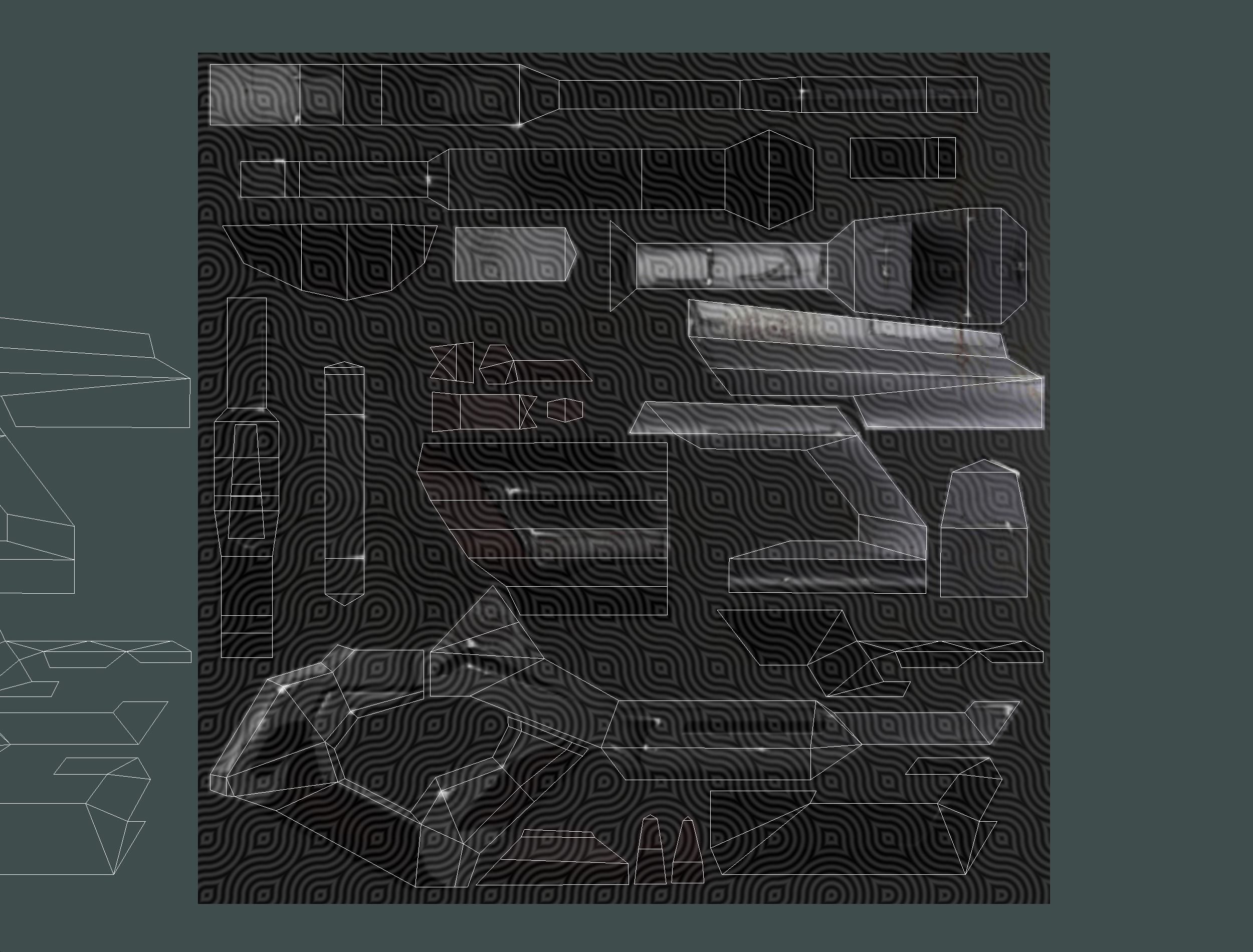 Sci-Fi Woman Cyborg - Female Drone Sniper Soldier Low-poly 3D model_81