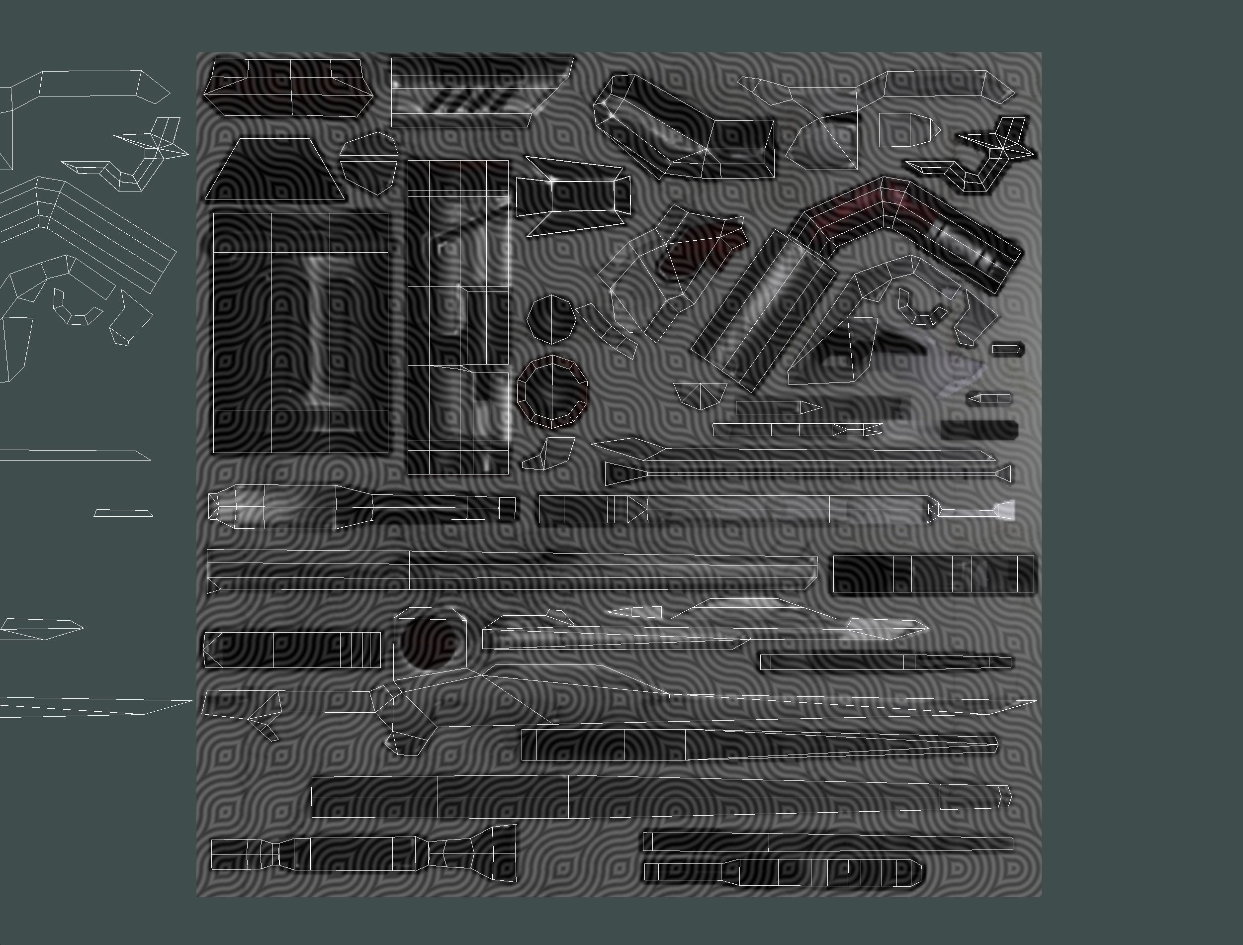 Sci-Fi Woman Cyborg - Female Drone Sniper Soldier Low-poly 3D model_82