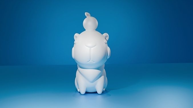Capybara 3D Model 3D print model
