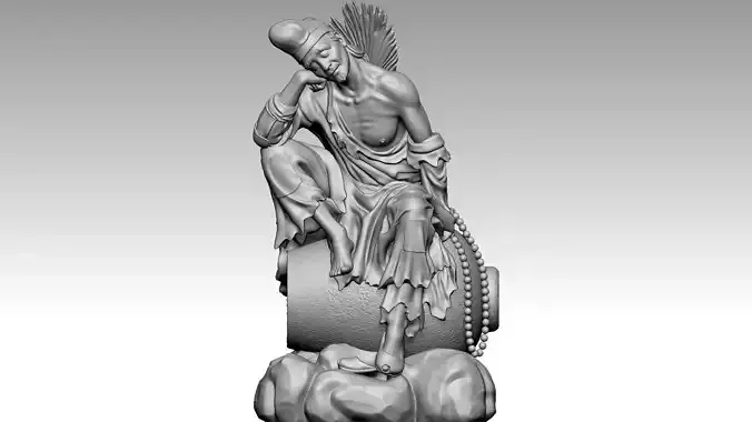 Zen Master Daoji 2 3D print model
