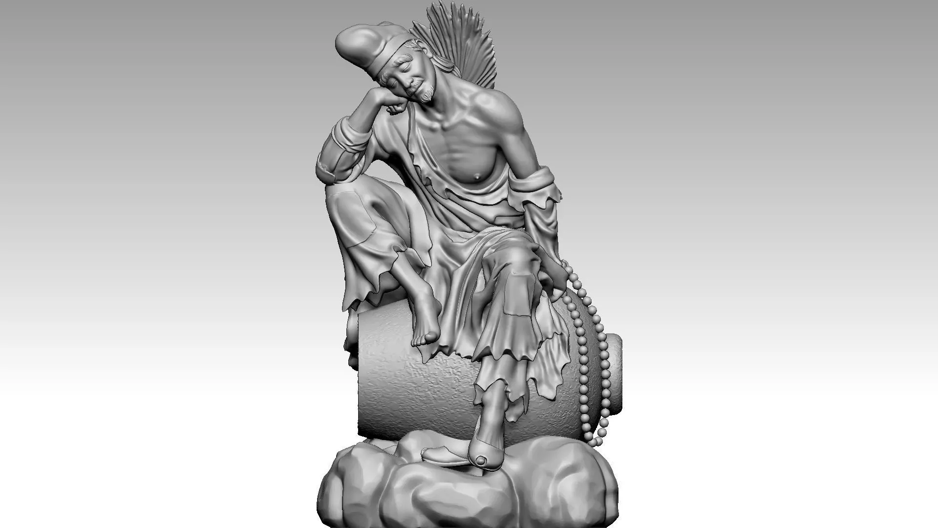 Zen Master Daoji 2 3D print model