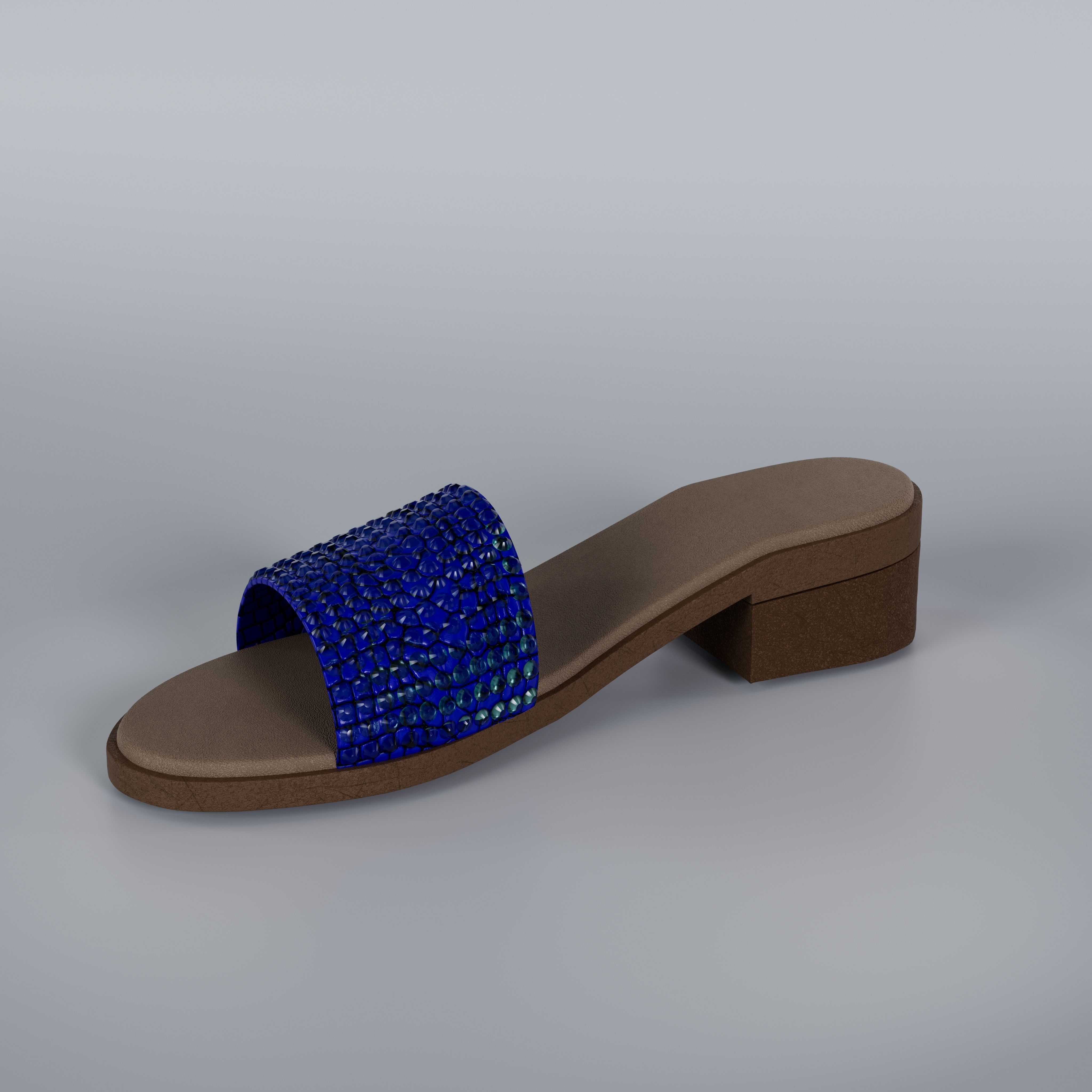 3D Sandal Model 3D model_2