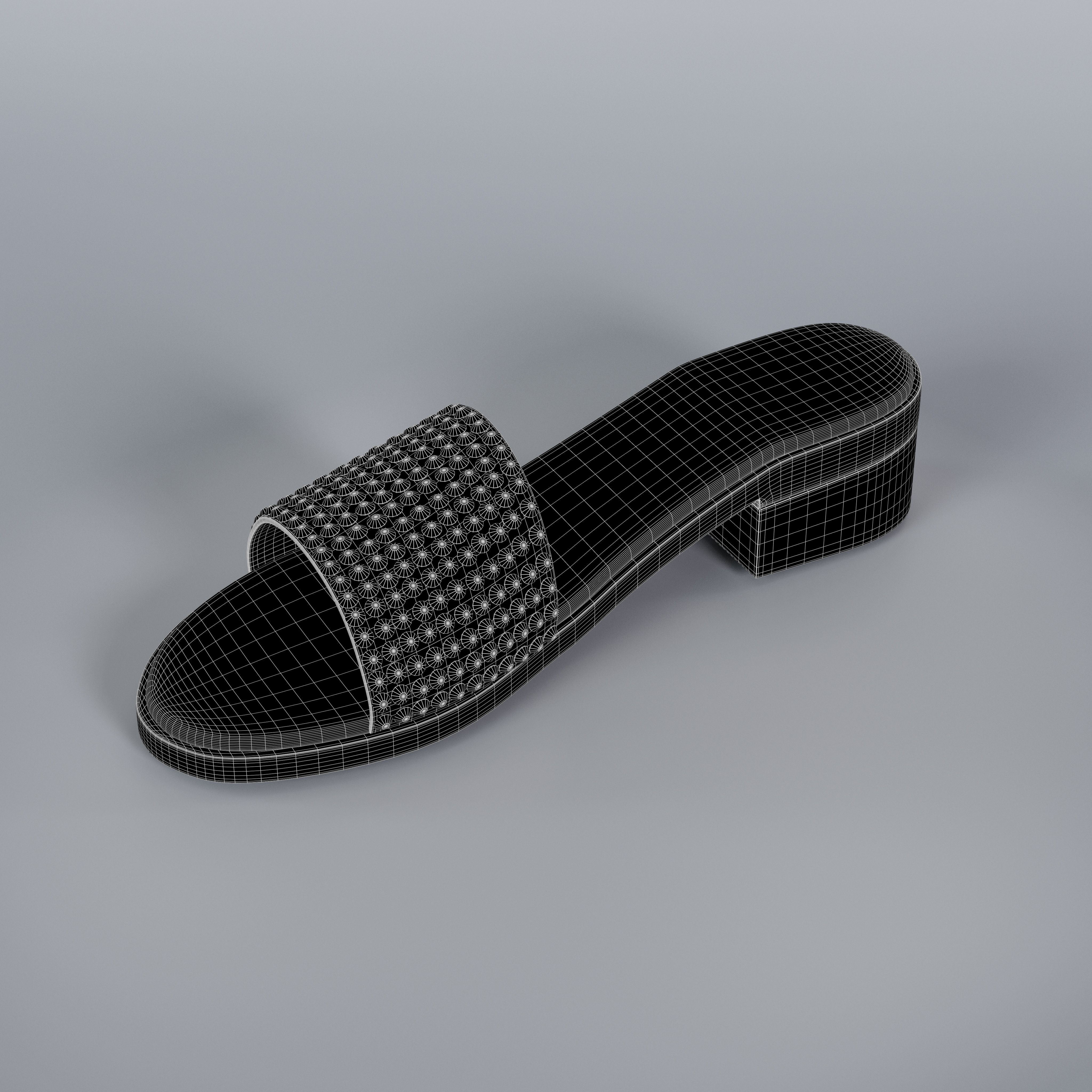 3D Sandal Model 3D model_3