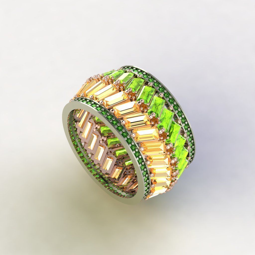 Wheel Ring 3d set 3D print model_5