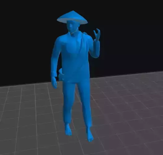 INDONESIAN FARMERS 3D print model