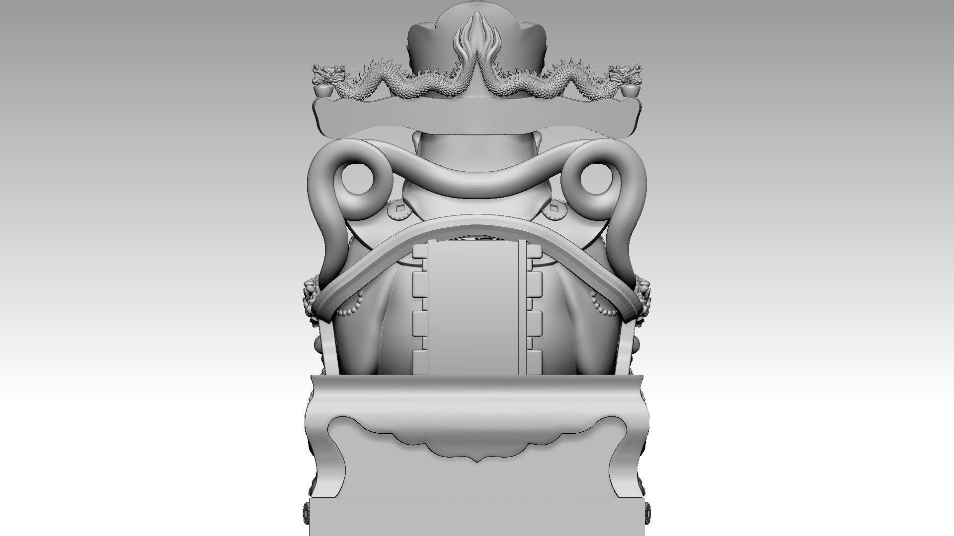 God of Wealth 3 3D print model_4