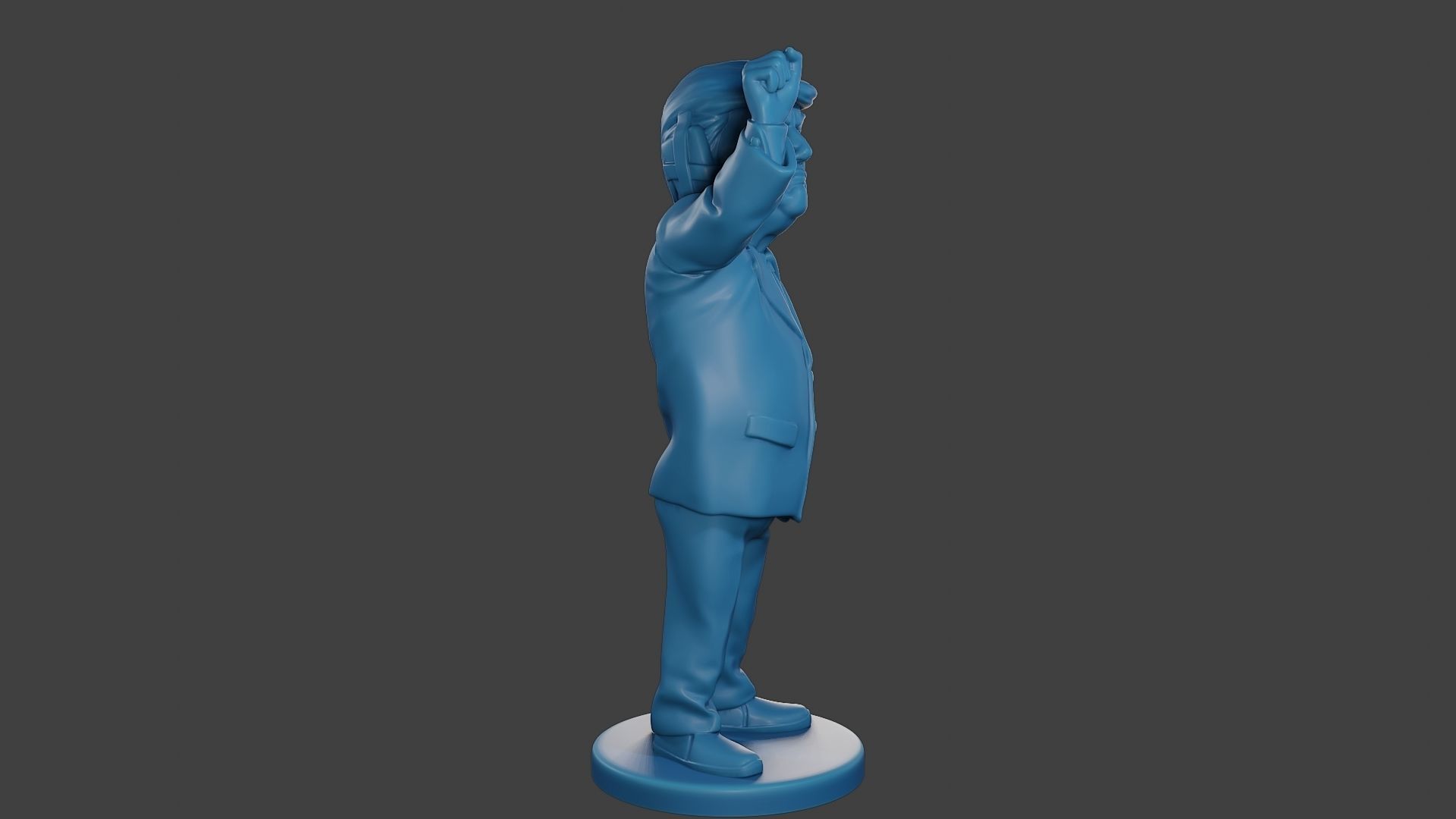 Donald Trump Injured Ear 3D print model_9