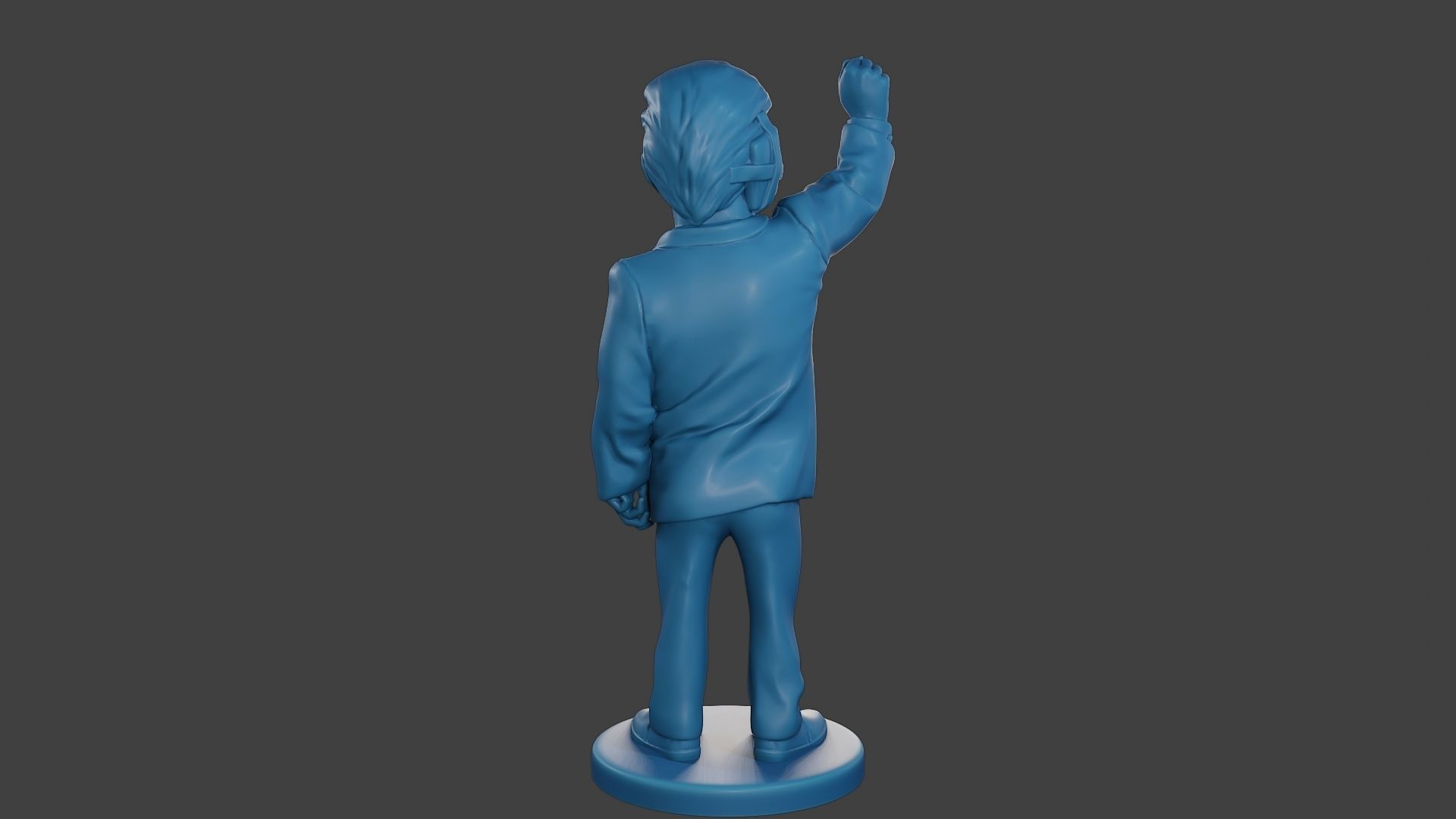 Donald Trump Injured Ear 3D print model_6