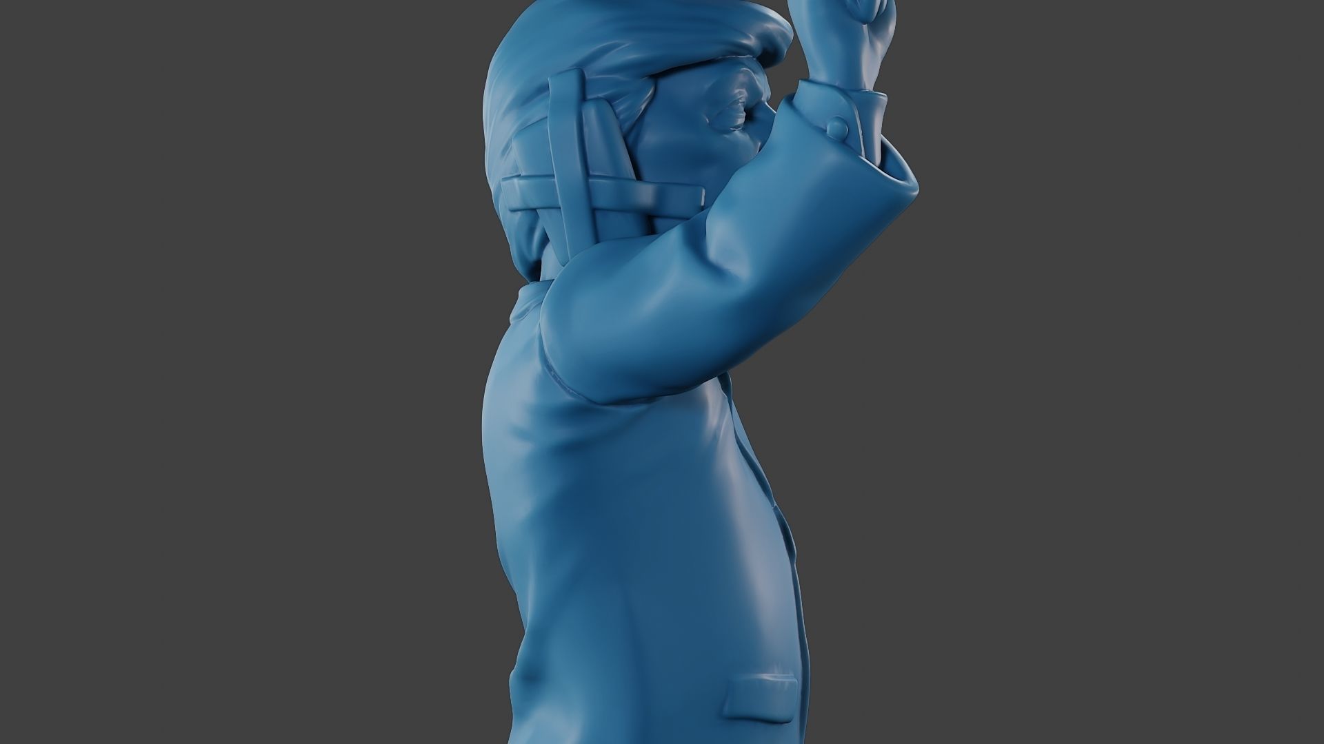 Donald Trump Injured Ear 3D print model_20