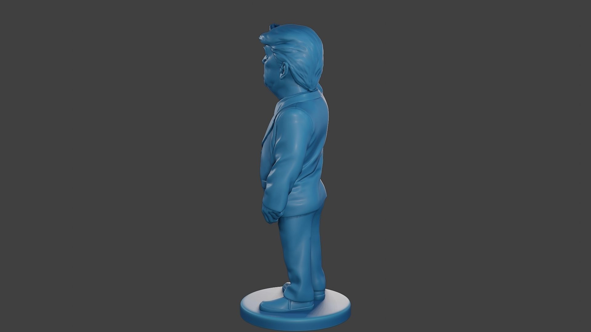 Donald Trump Injured Ear 3D print model_4