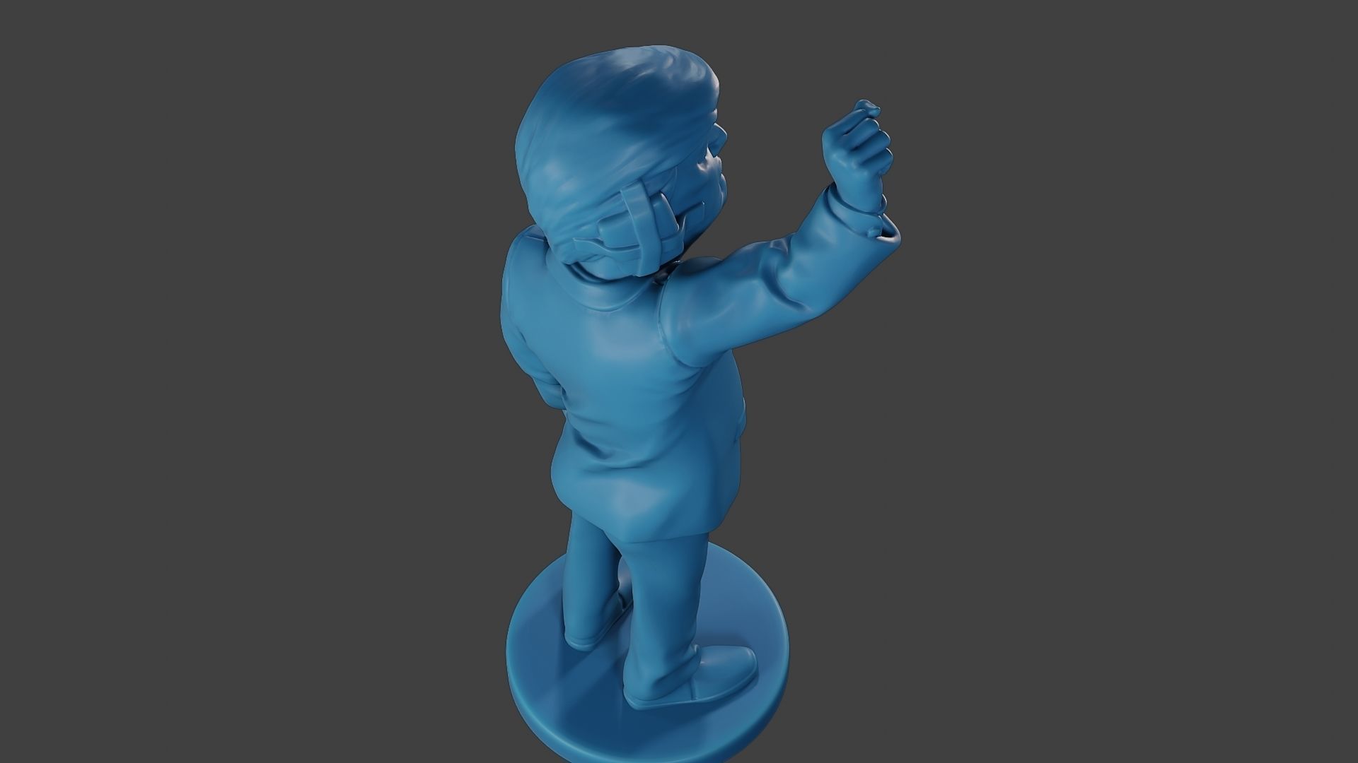 Donald Trump Injured Ear 3D print model_22