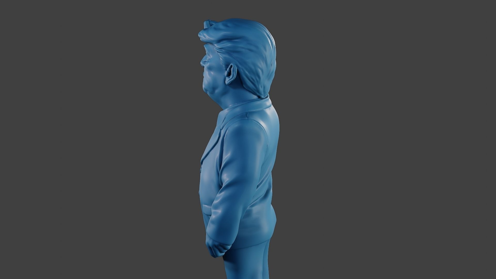 Donald Trump Injured Ear 3D print model_26