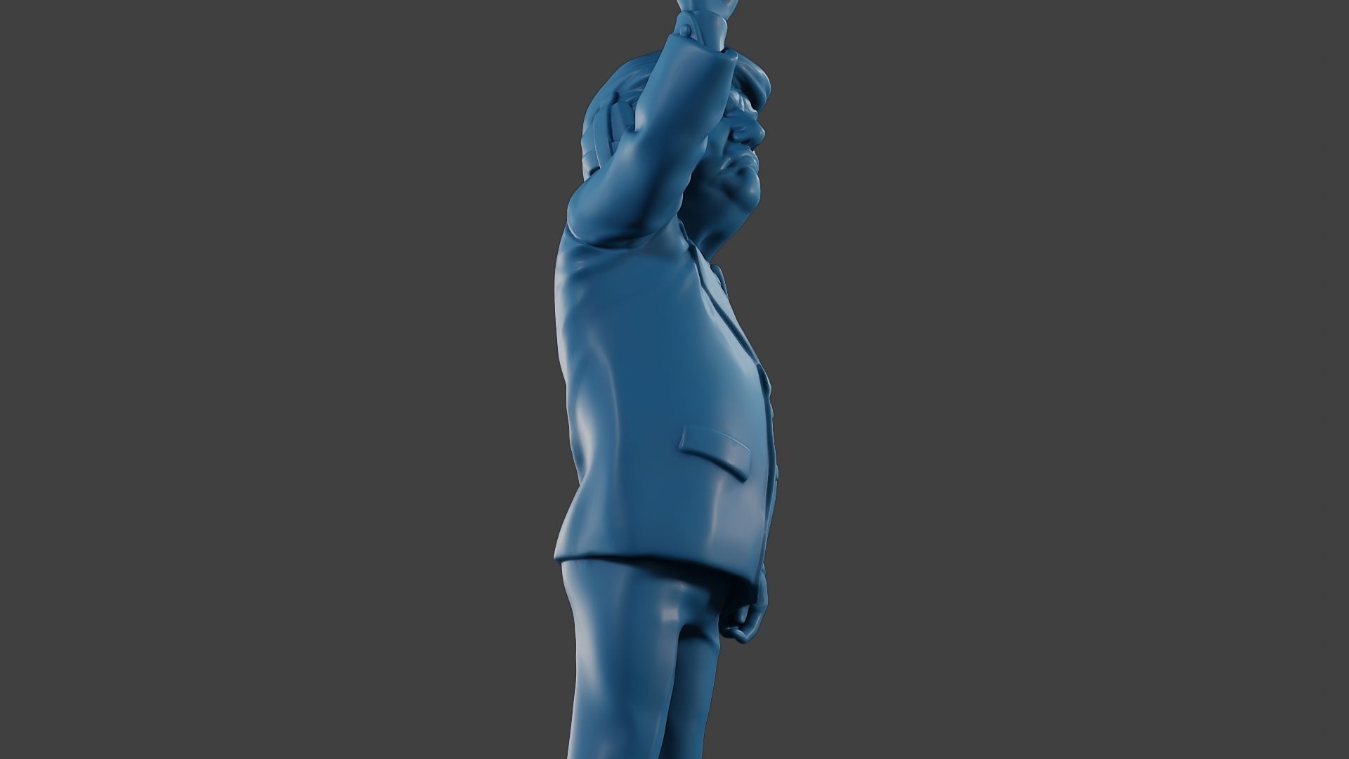 Donald Trump Injured Ear 3D print model_29