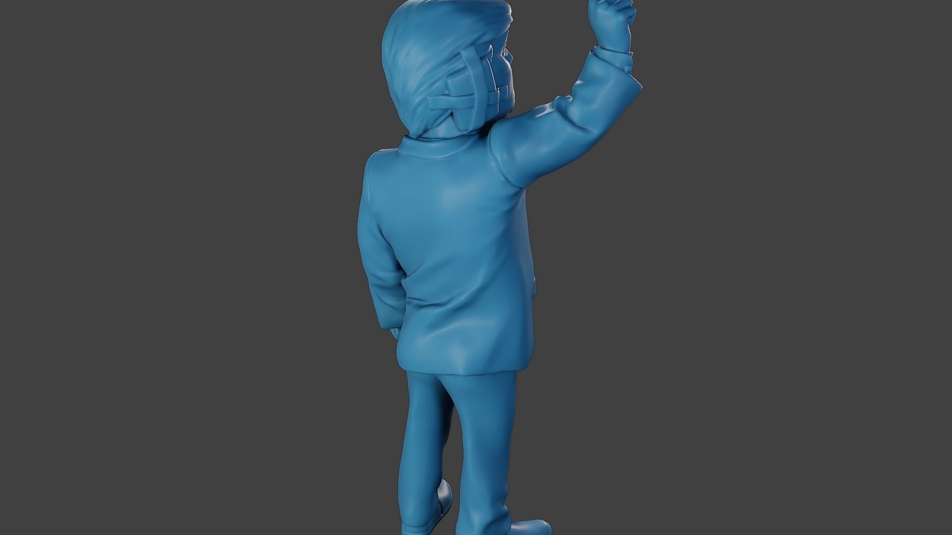 Donald Trump Injured Ear 3D print model_24
