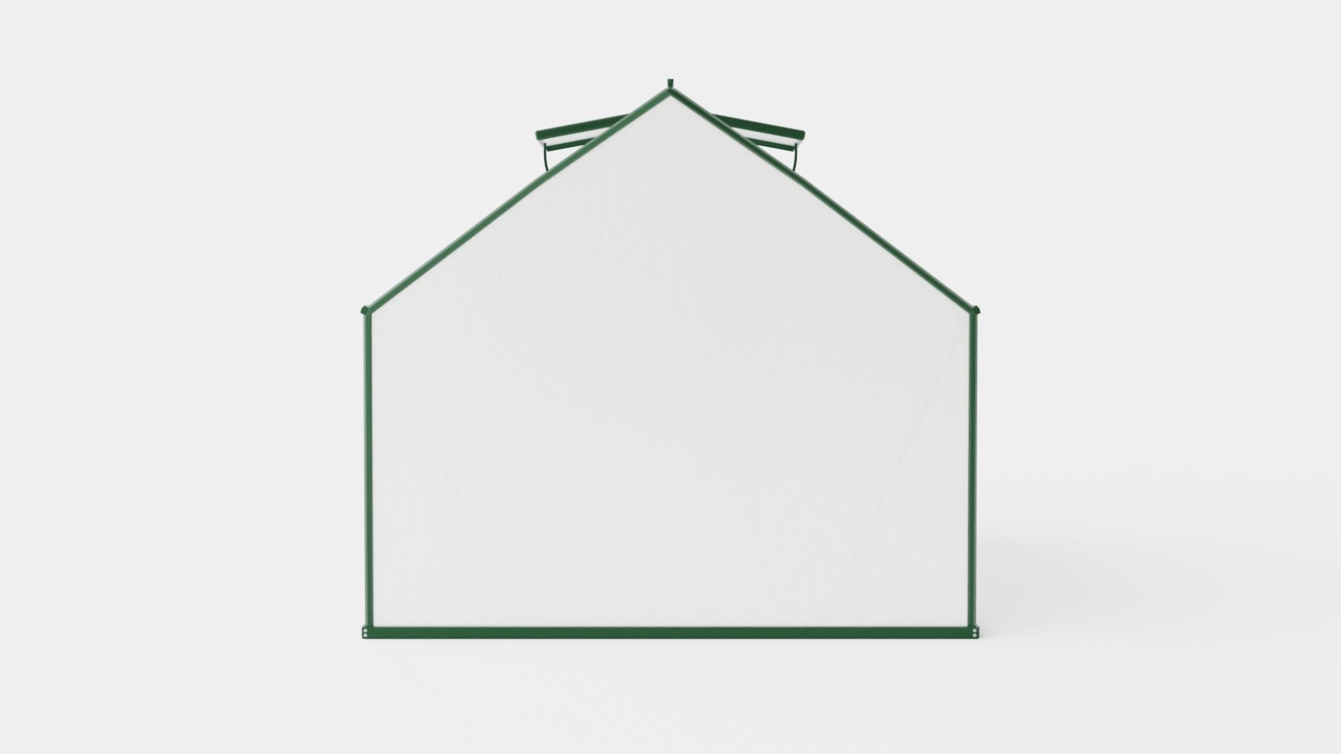 Greenhouse Merkur 9900 Poly Green Low-poly 3D model_4